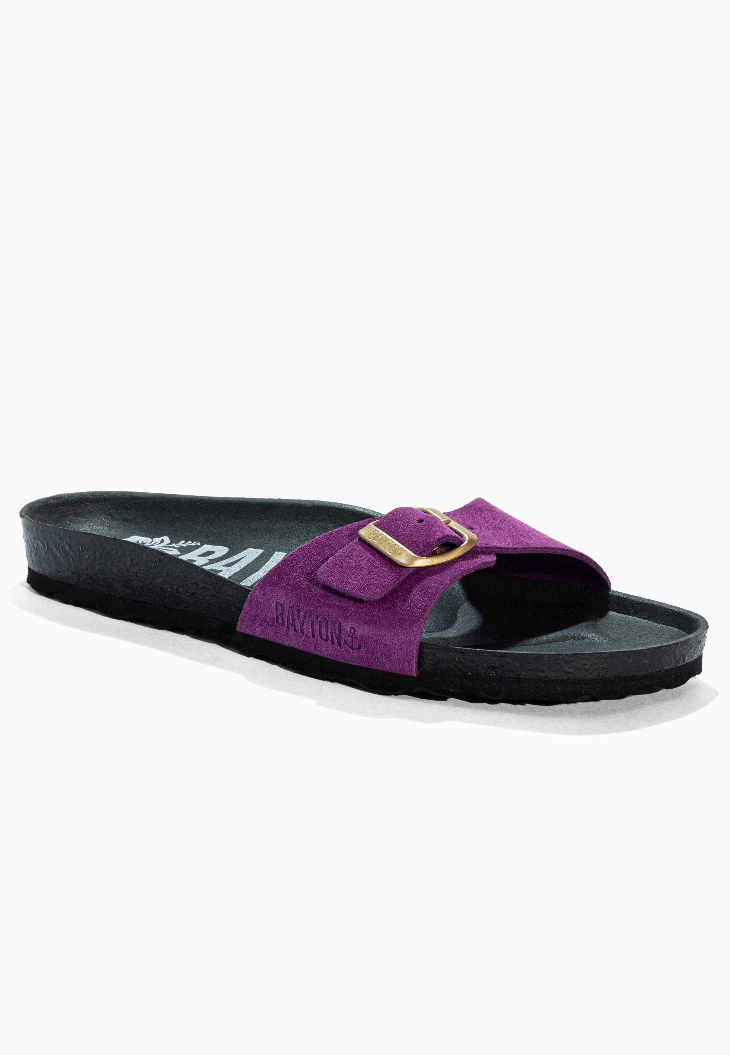 Zephyr Violet Suede Leather Sandals