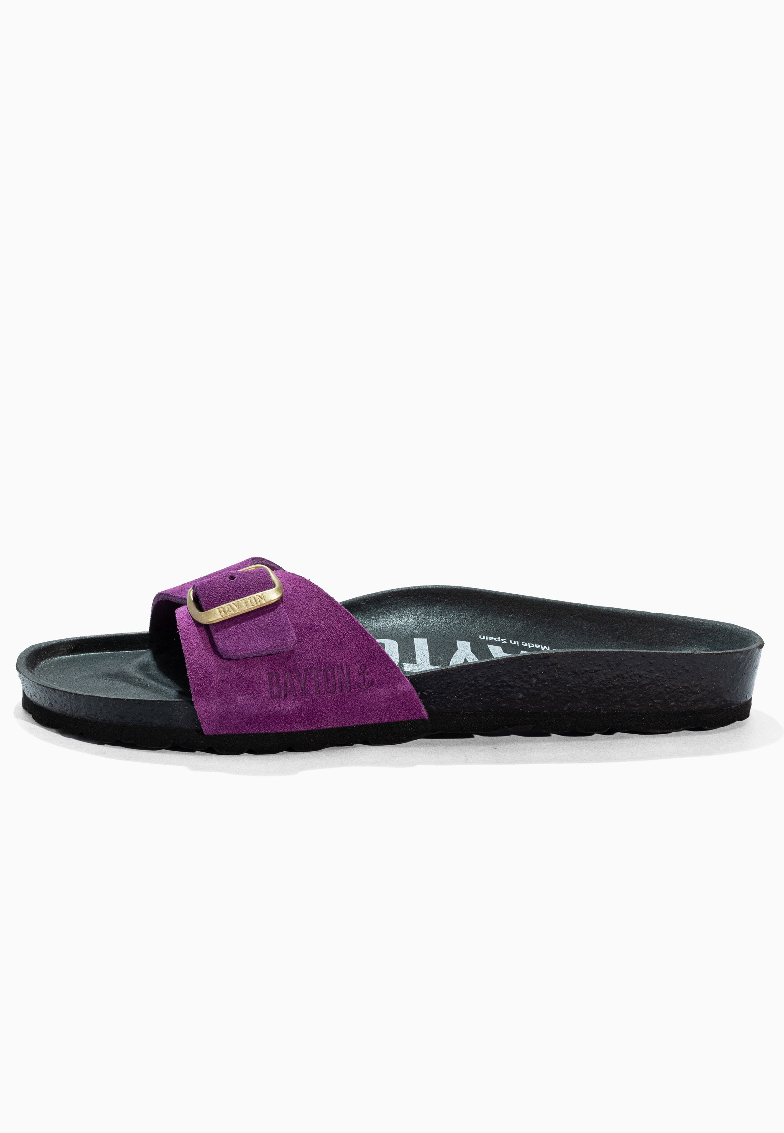 Zephyr Violet Suede Leather Sandals