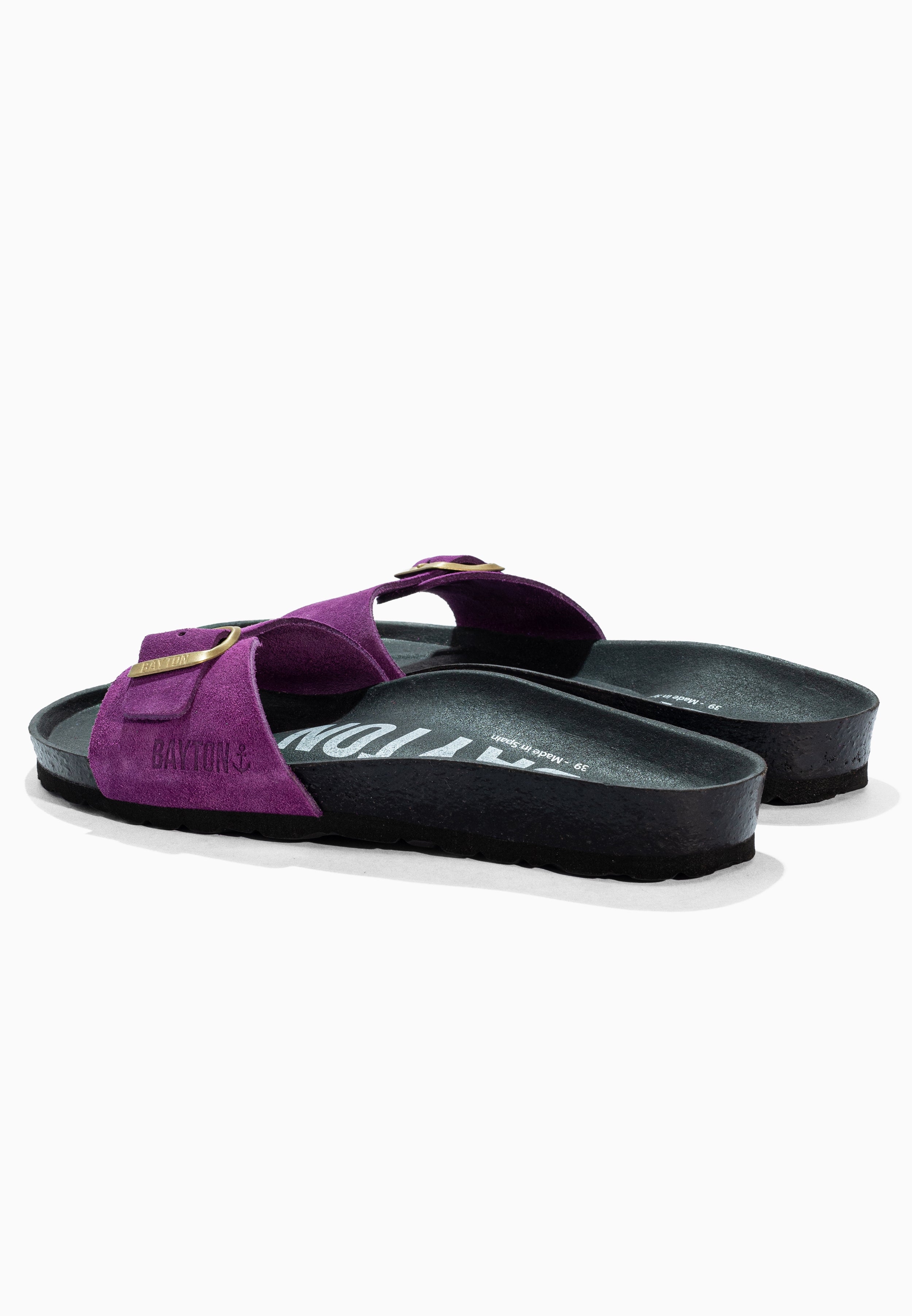 Zephyr Violet Suede Leather Sandals