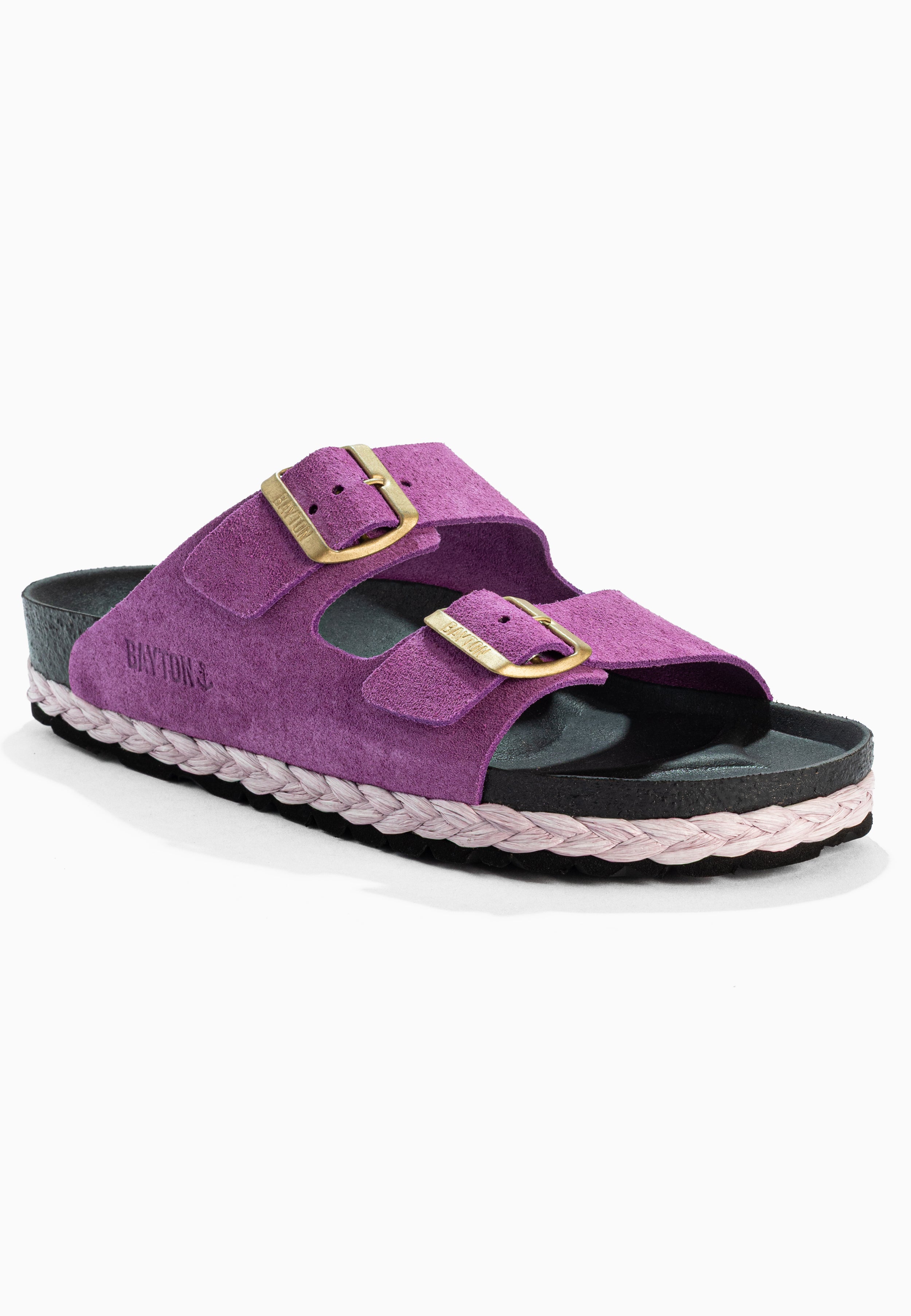 Sandales Benalla Violet en Cuir Suédé