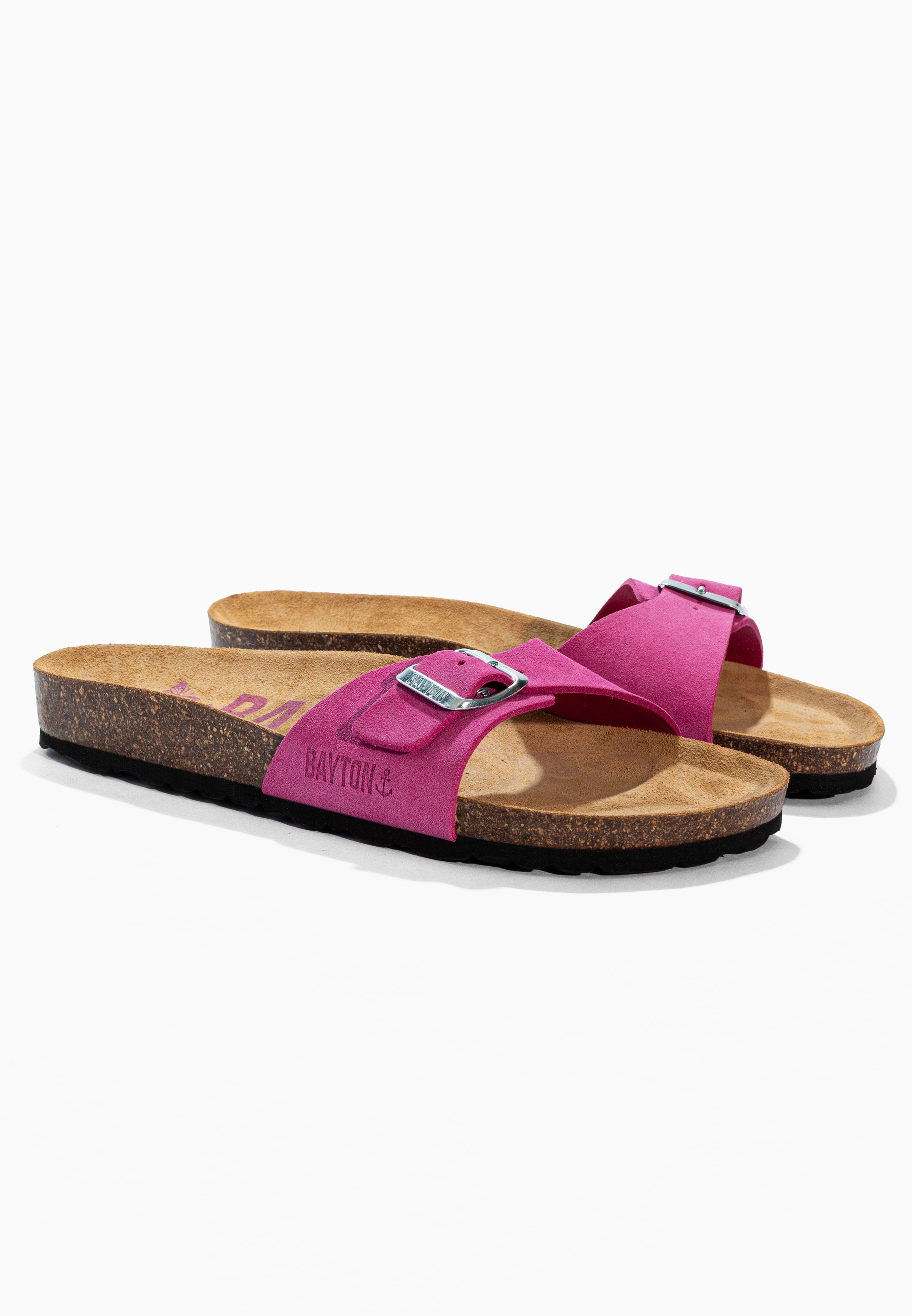 Zephyr Rose Suede Leather Sandals