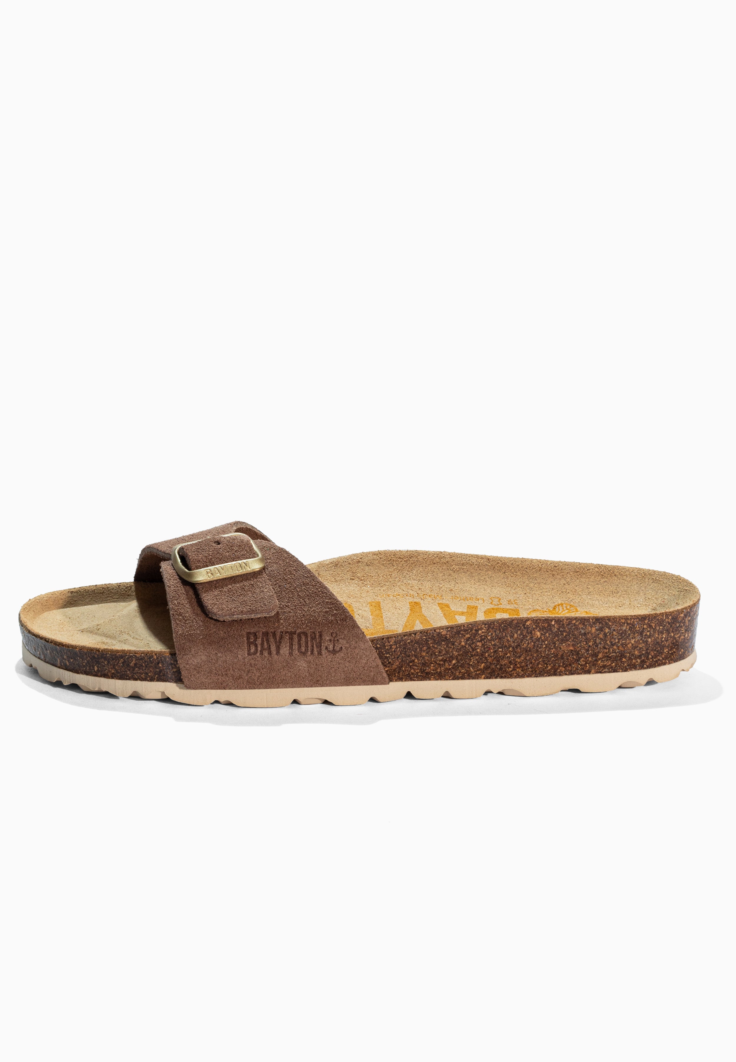 Sandales Zephyr Beige en Cuir Suédé