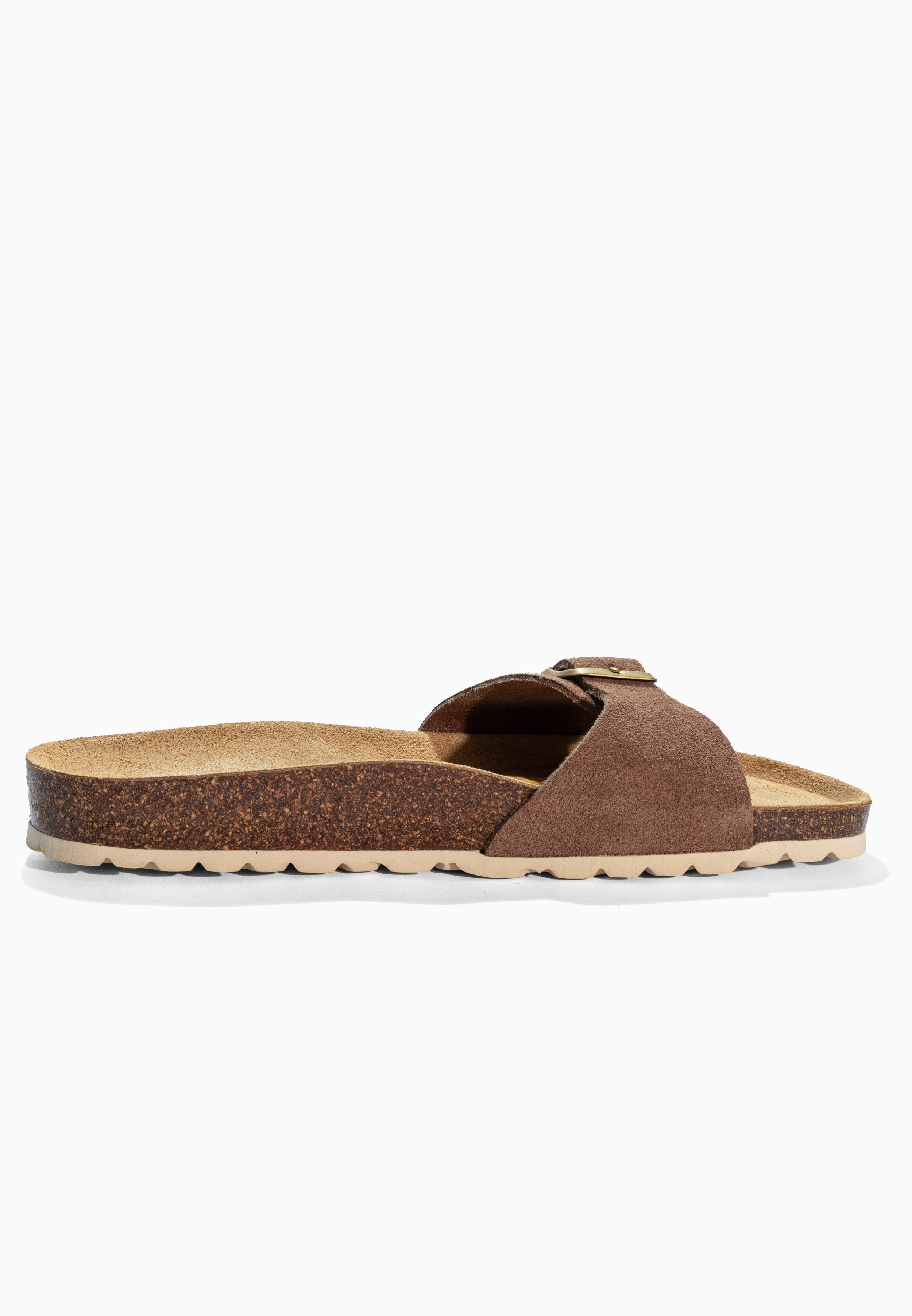 Sandales Zephyr Beige en Cuir Suédé