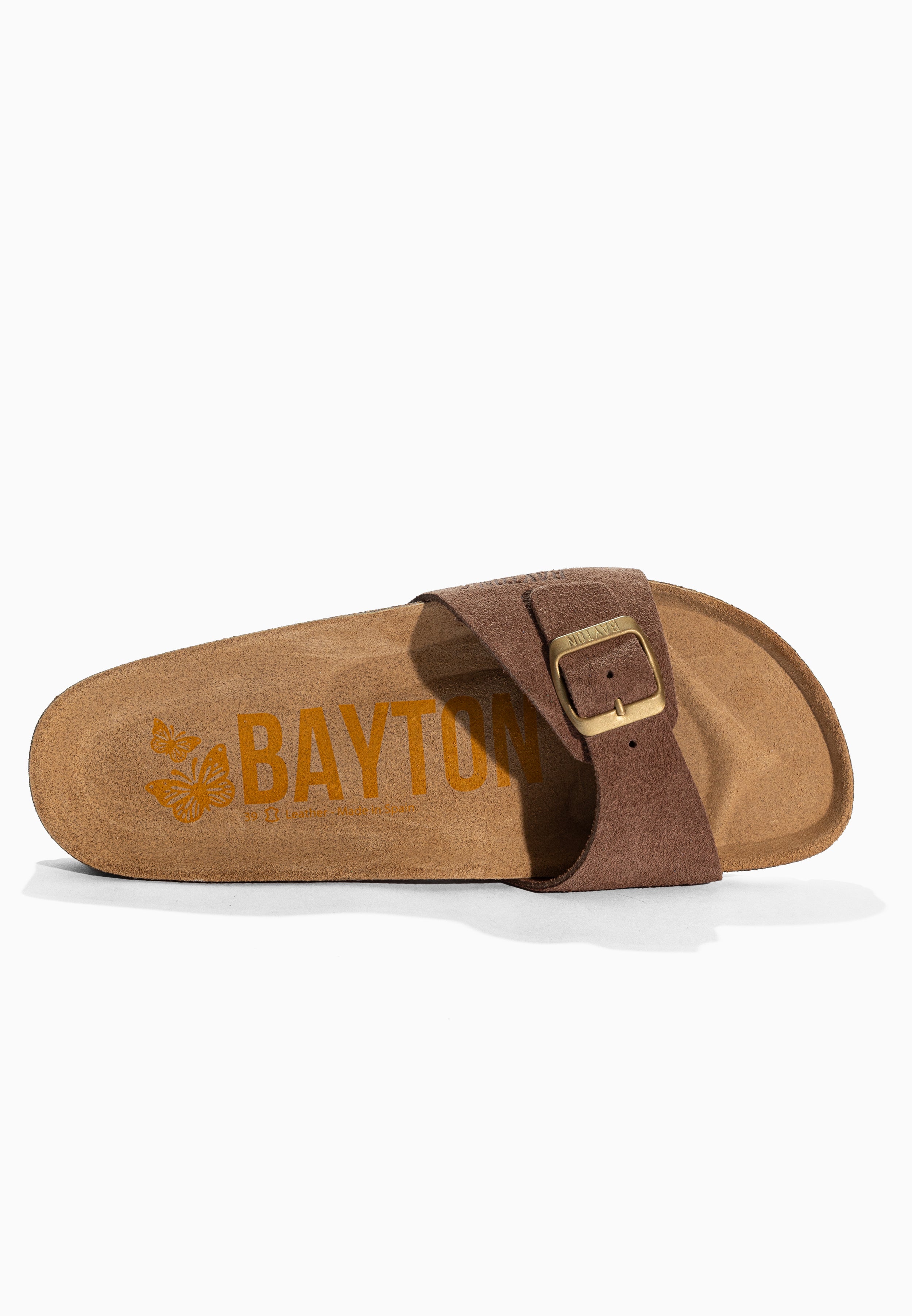 Sandales Zephyr Beige en Cuir Suédé