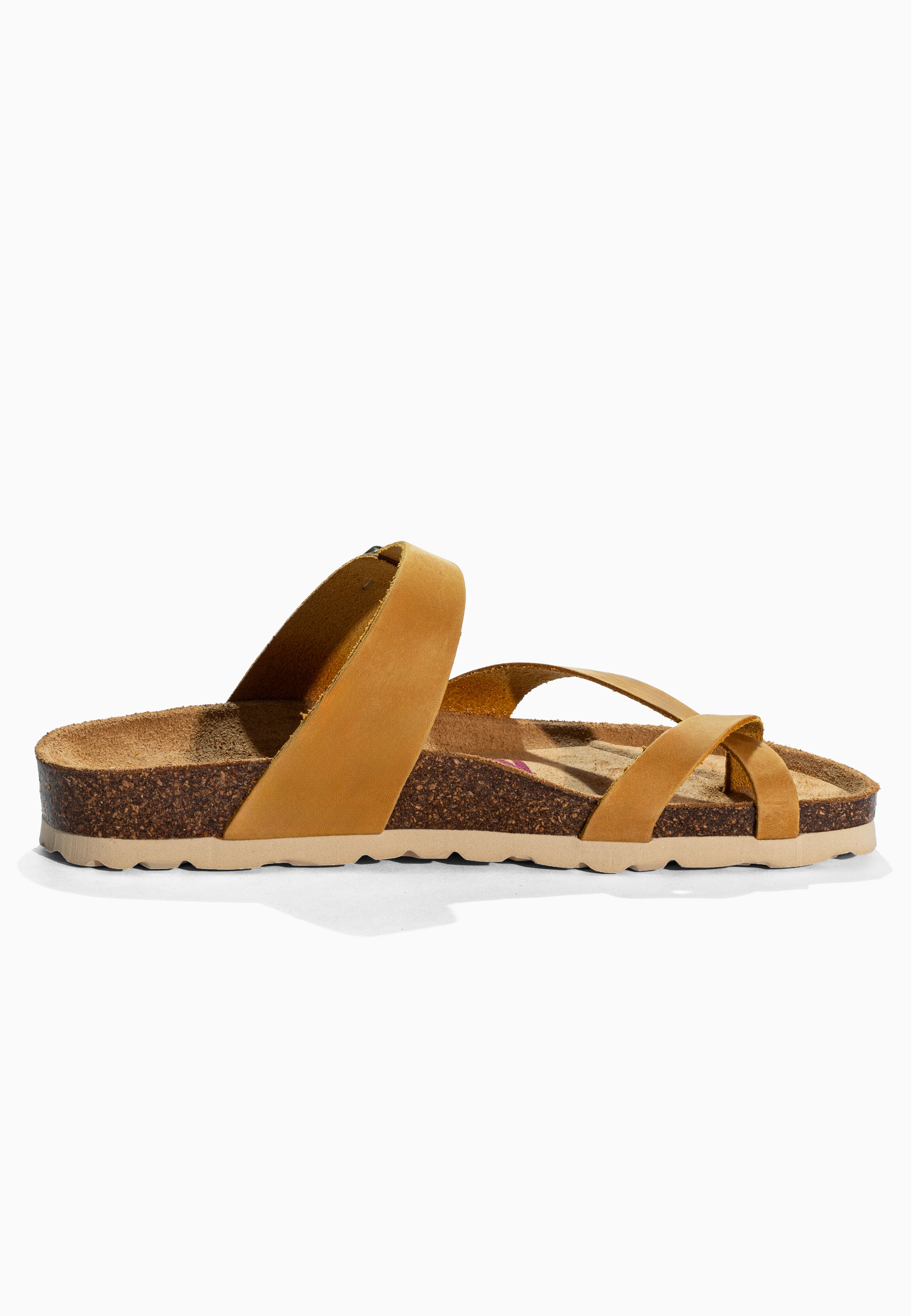 Diane Yellow Leather Sandals