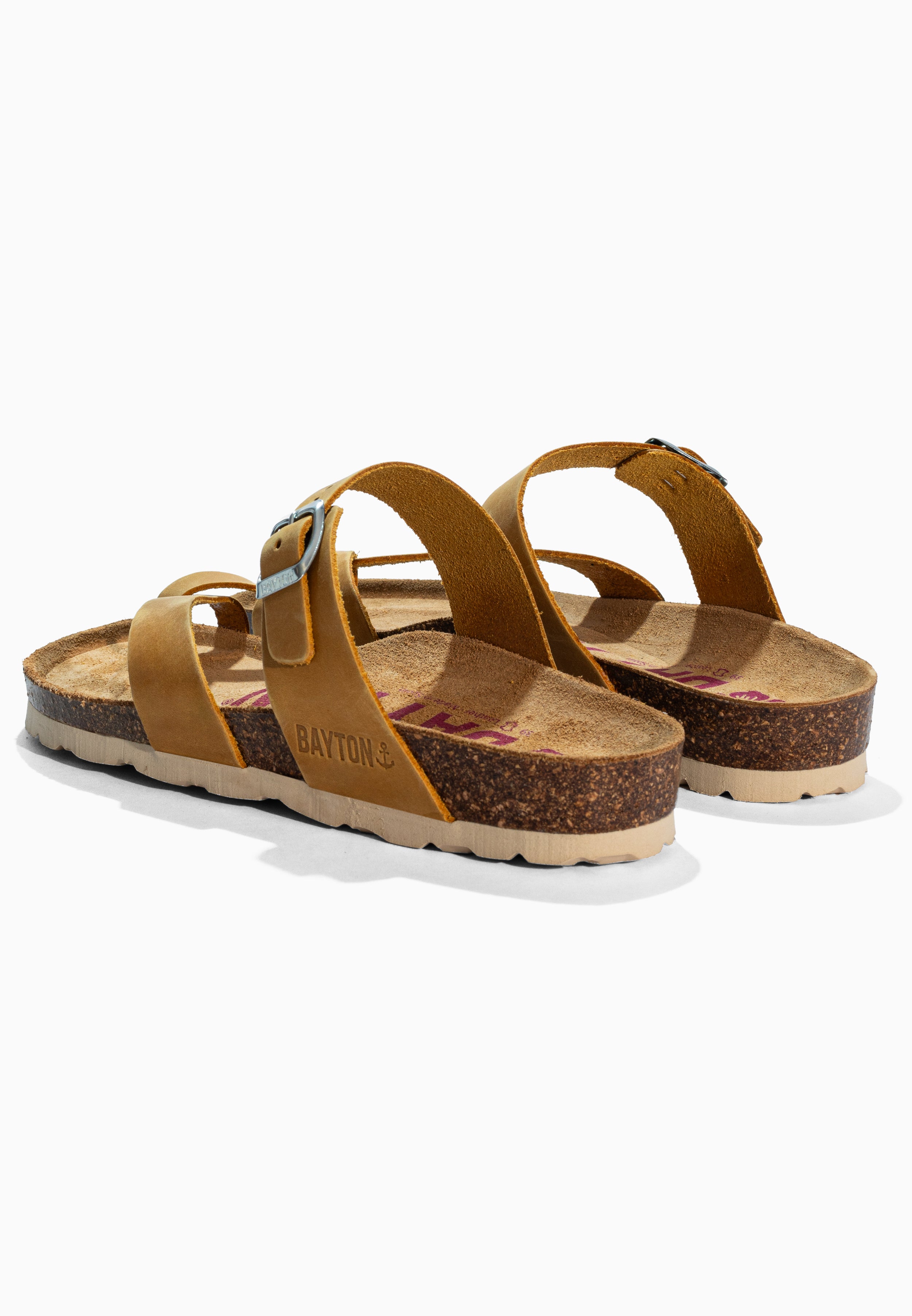 Sandales Diane Jaune en Cuir