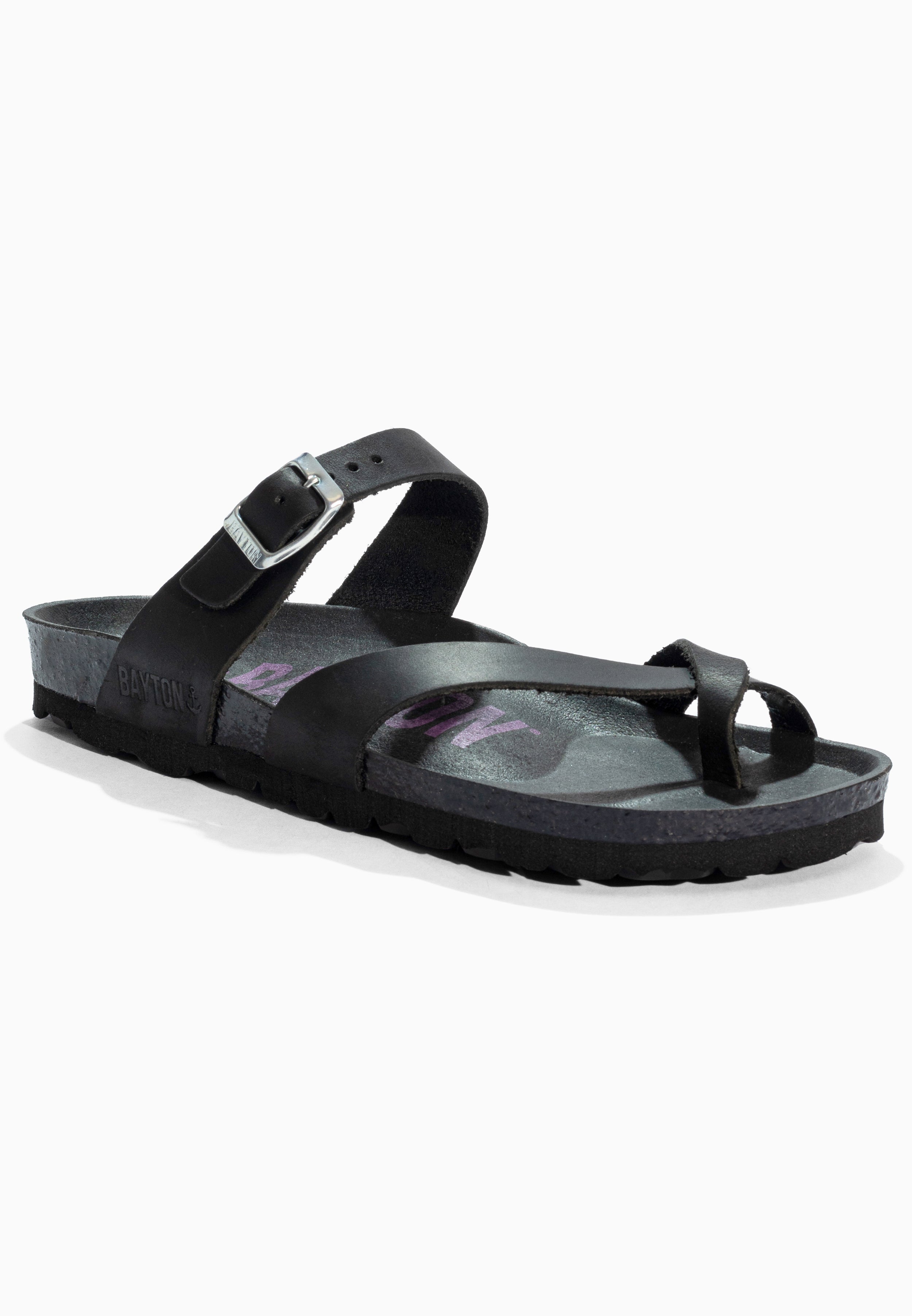 Sandales Diane Noir en Cuir