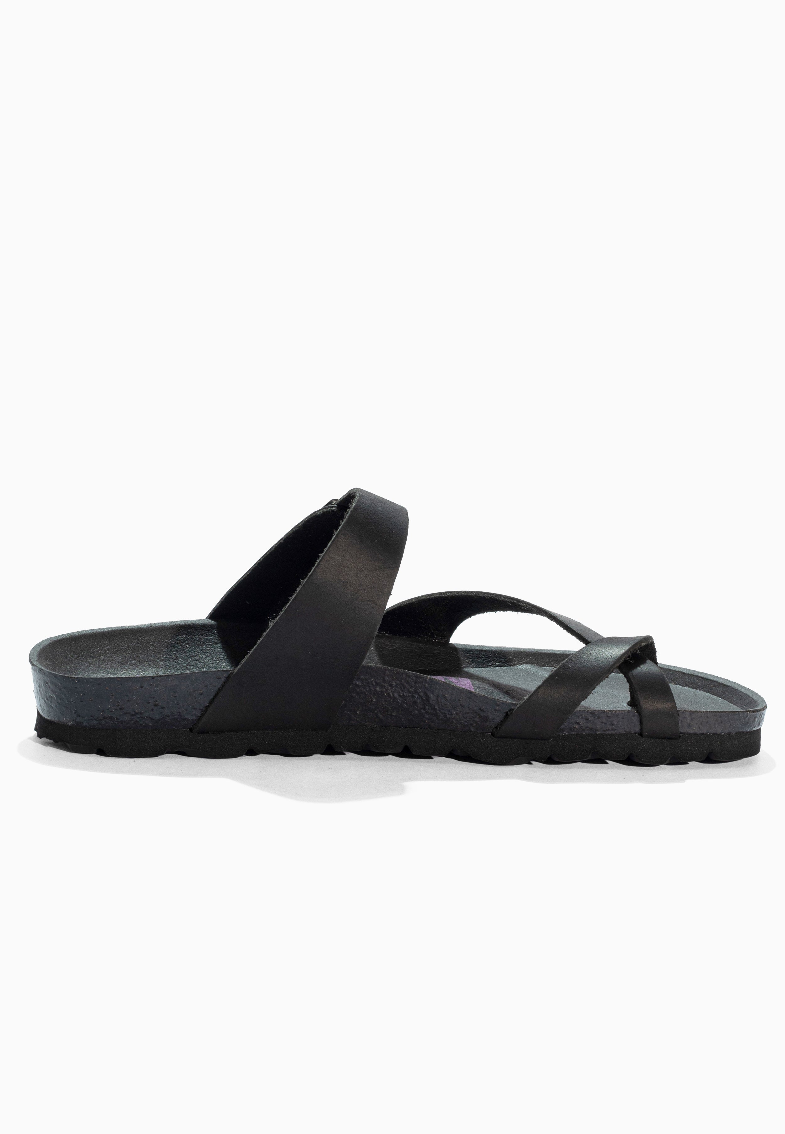 Sandales Diane Noir en Cuir