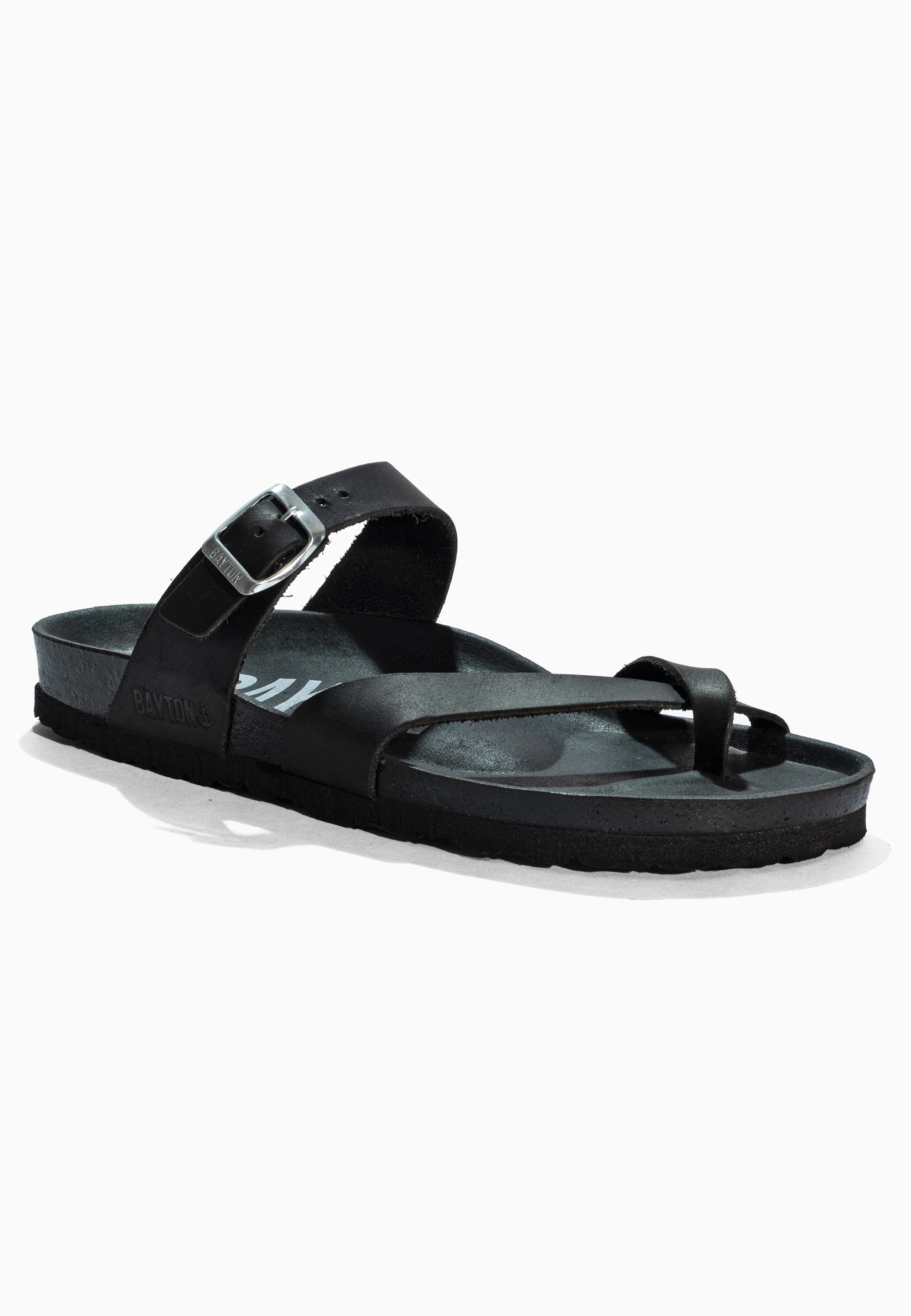 Diane Black Leather Sandals