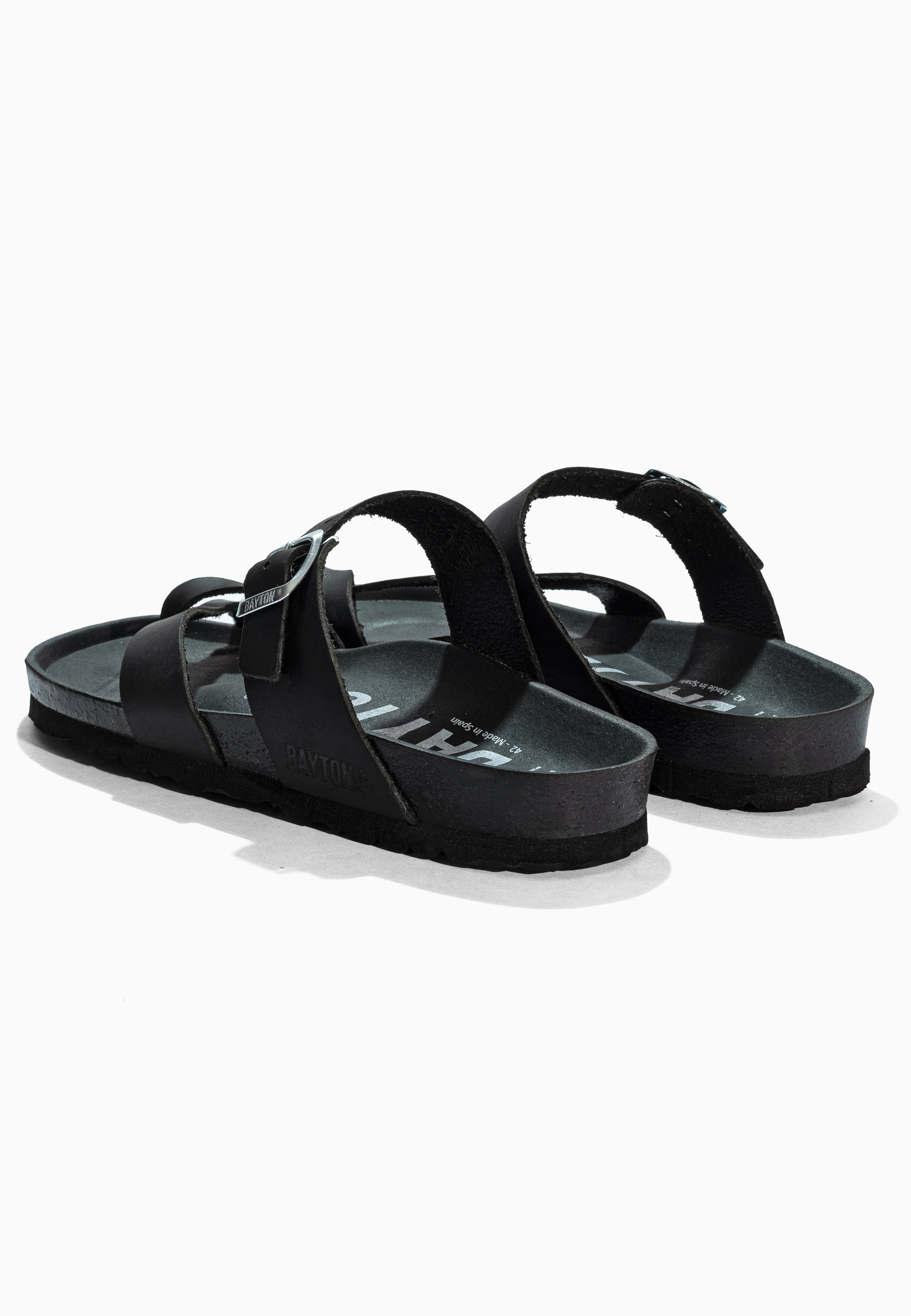 Diane Black Leather Sandals