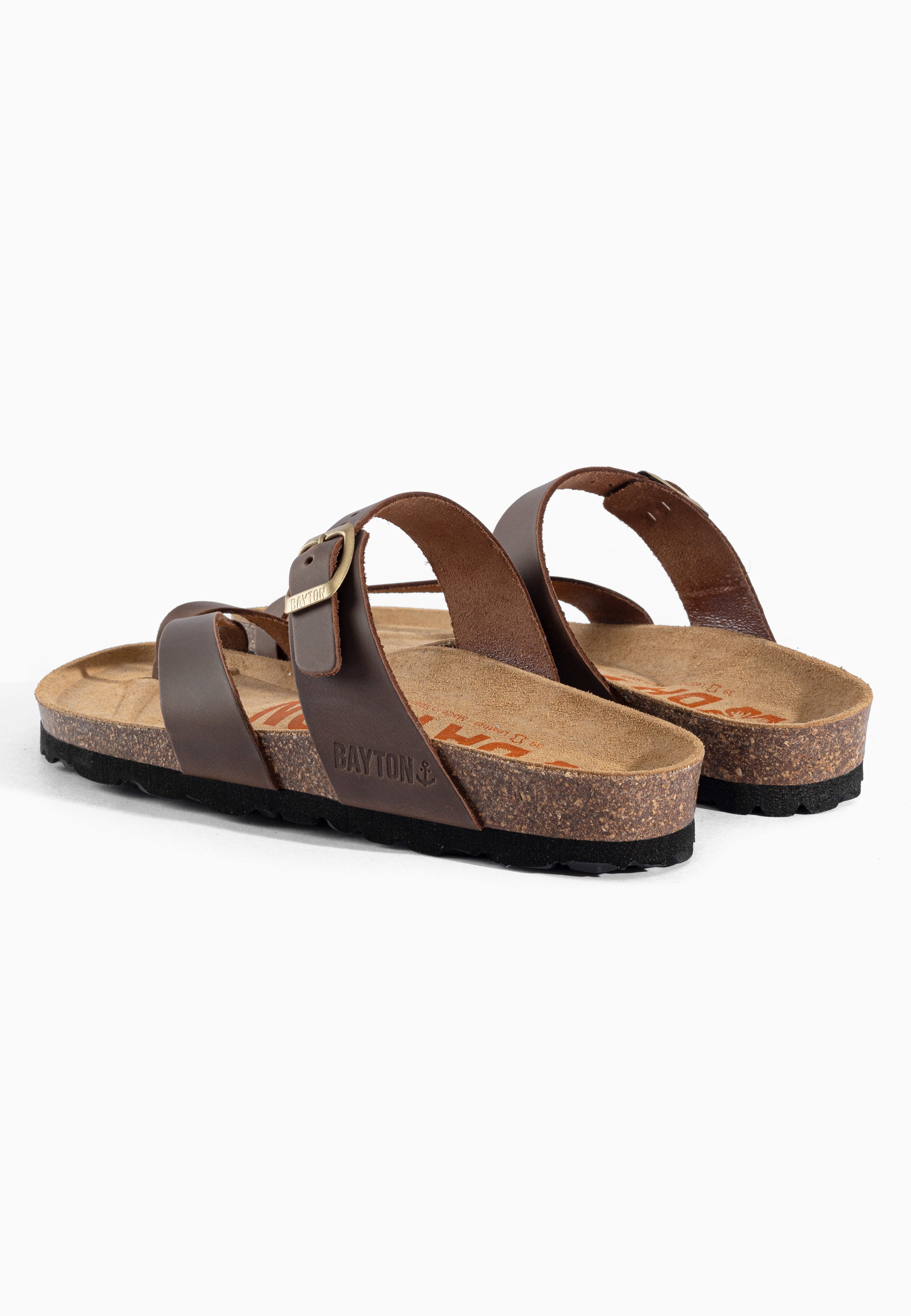 Sandales Diane Marron en Cuir