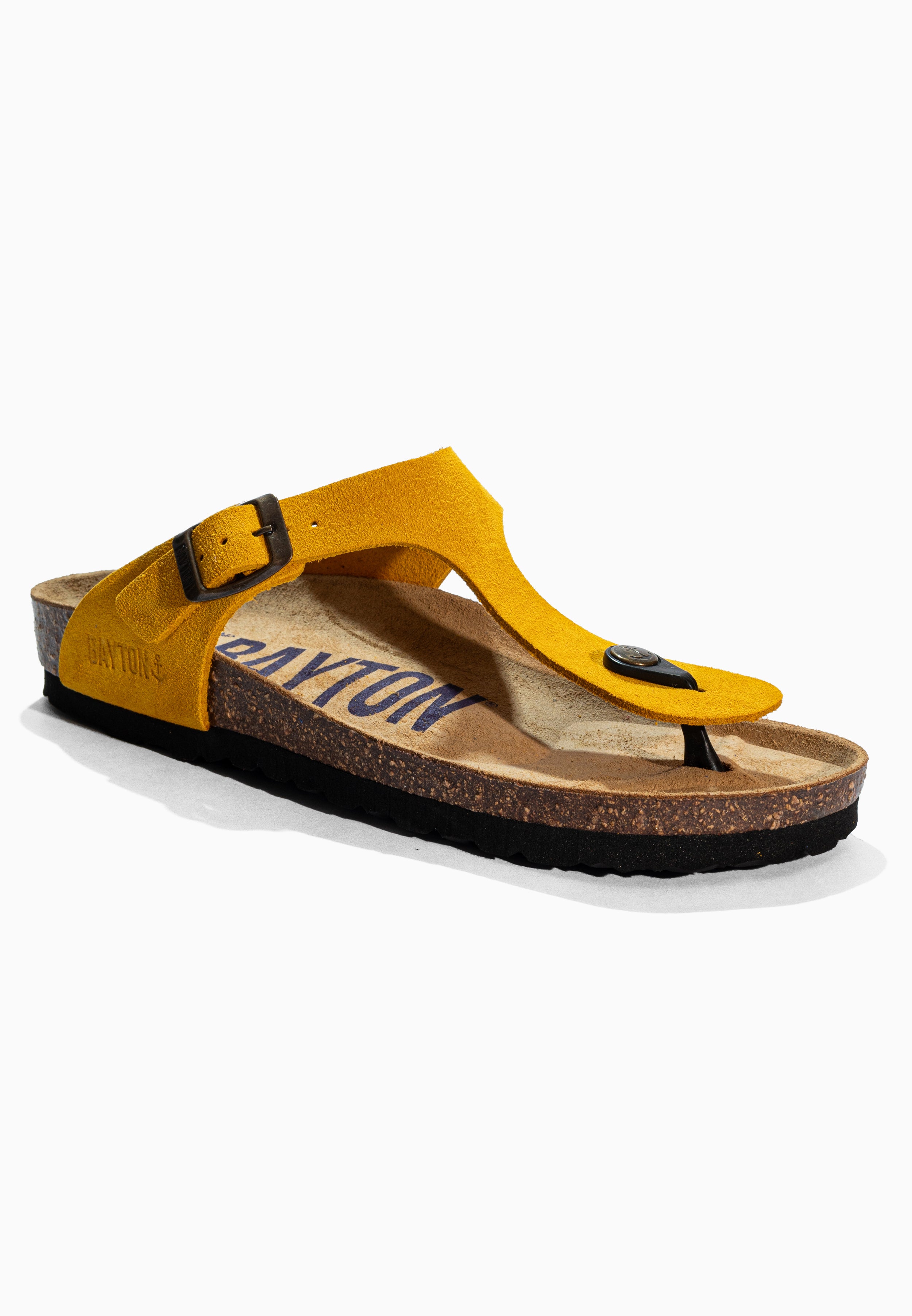 Yellow Mercury Suede Leather Sandals