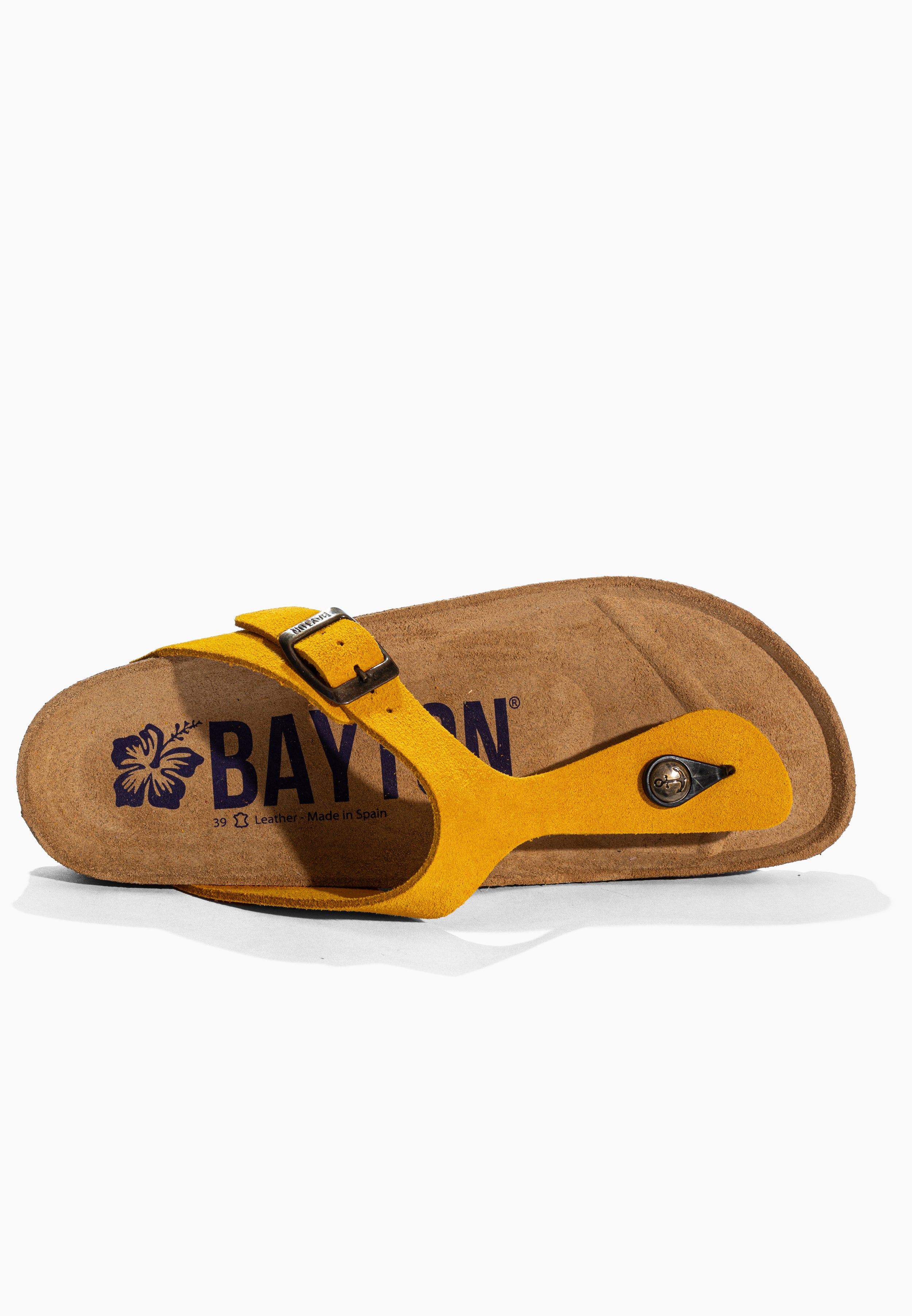 Yellow Mercury Suede Leather Sandals