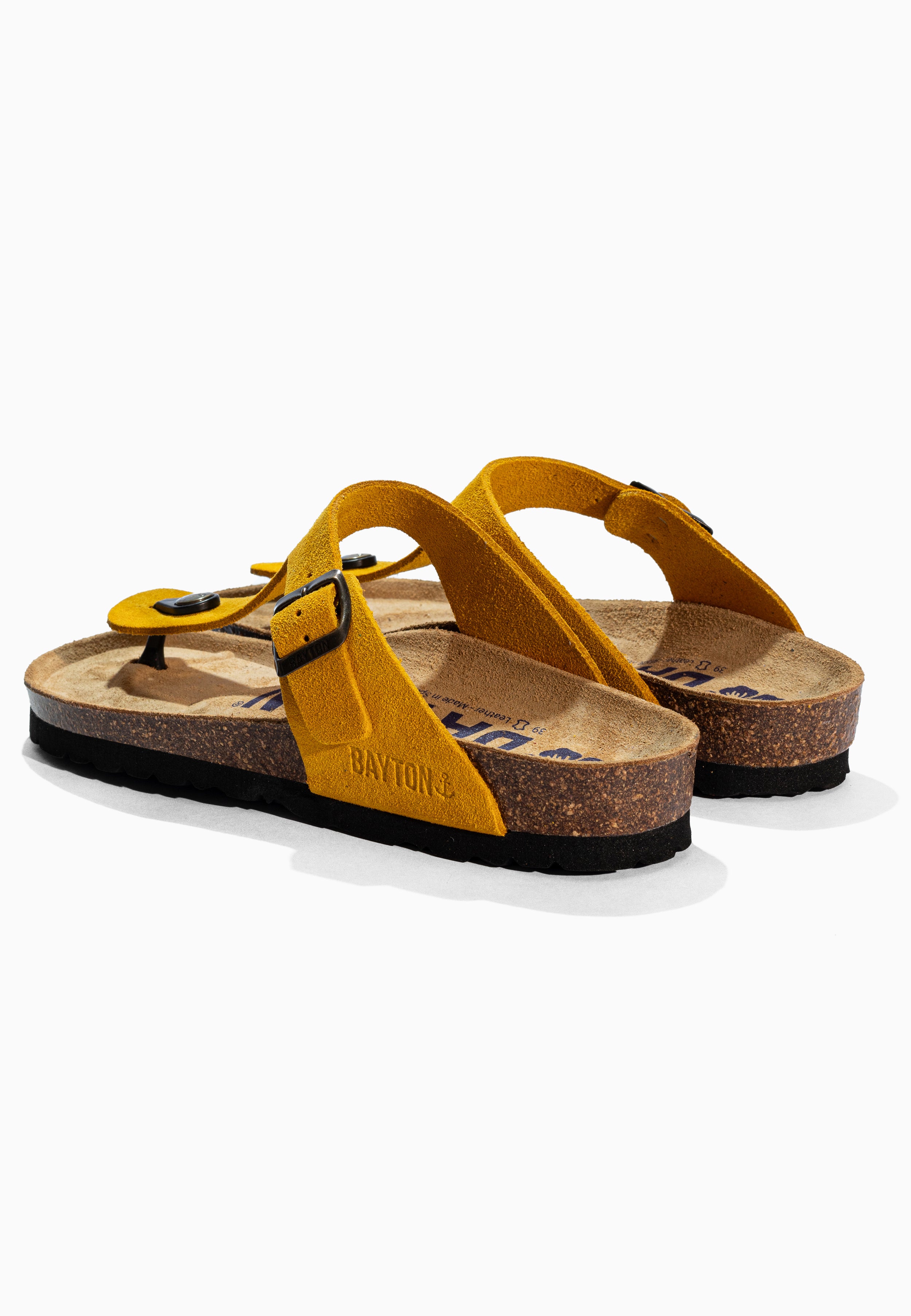 Yellow Mercury Suede Leather Sandals