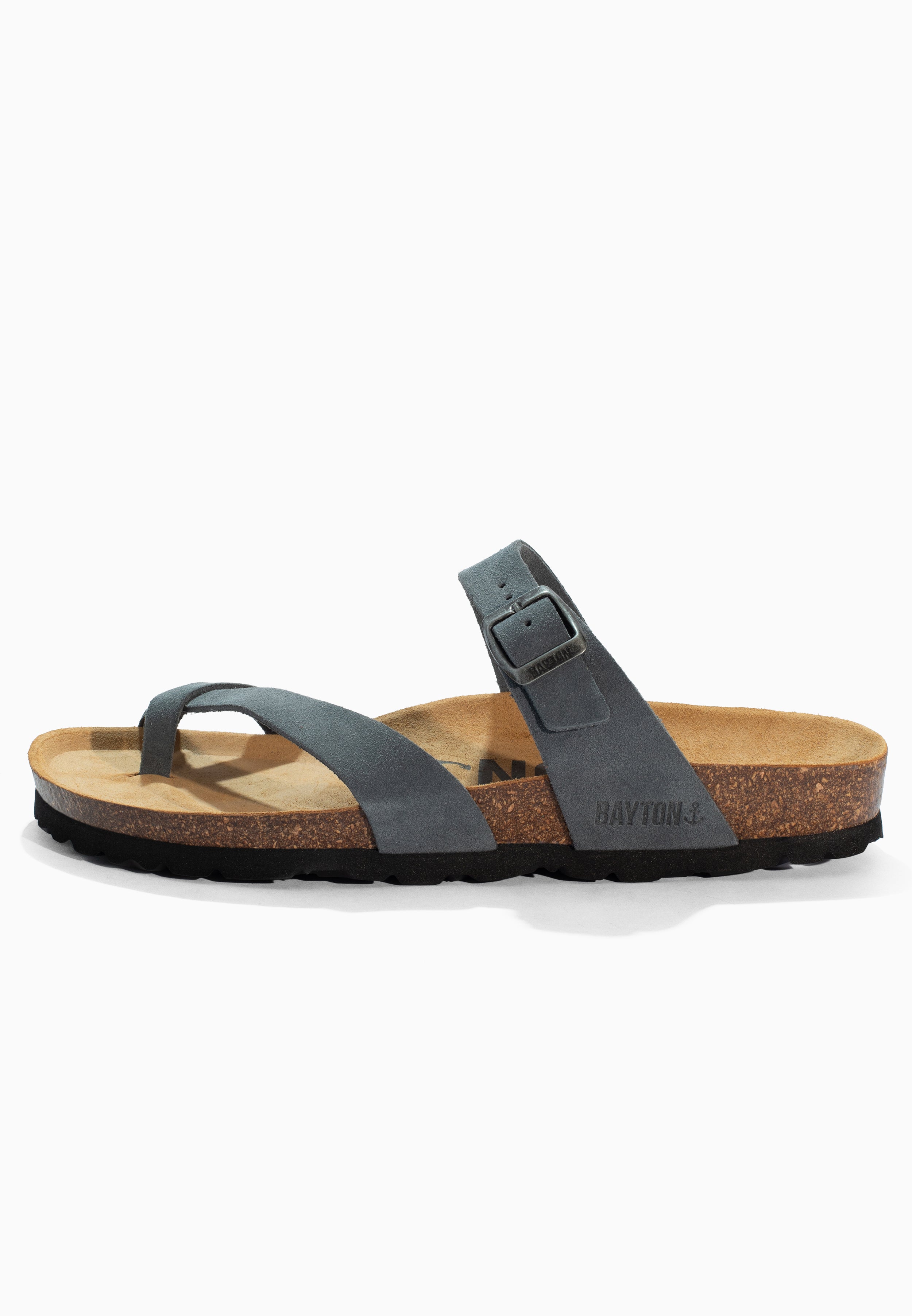 Diane Grey Suede Leather Sandals