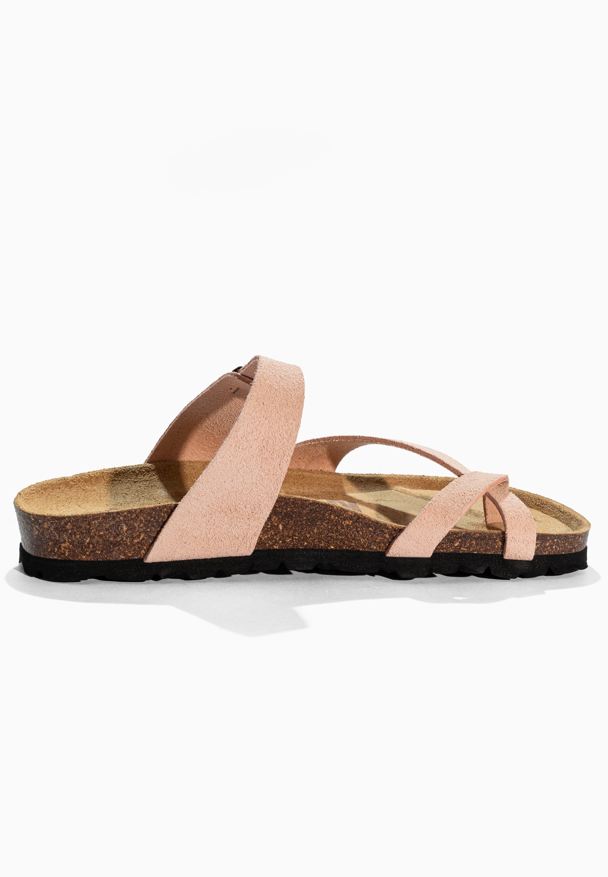 Diane Peach Suede Leather Sandals