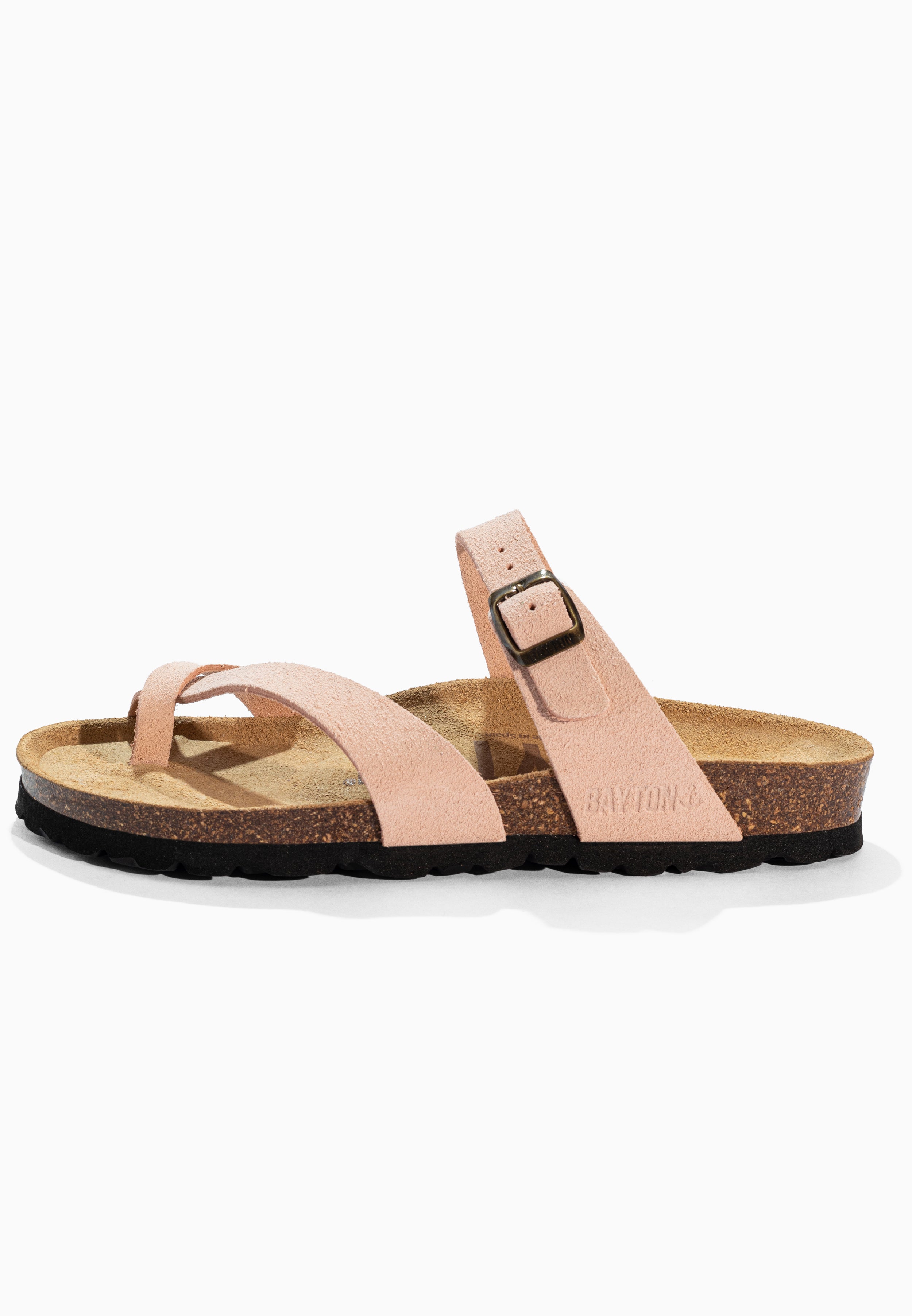 Diane Peach Suede Leather Sandals