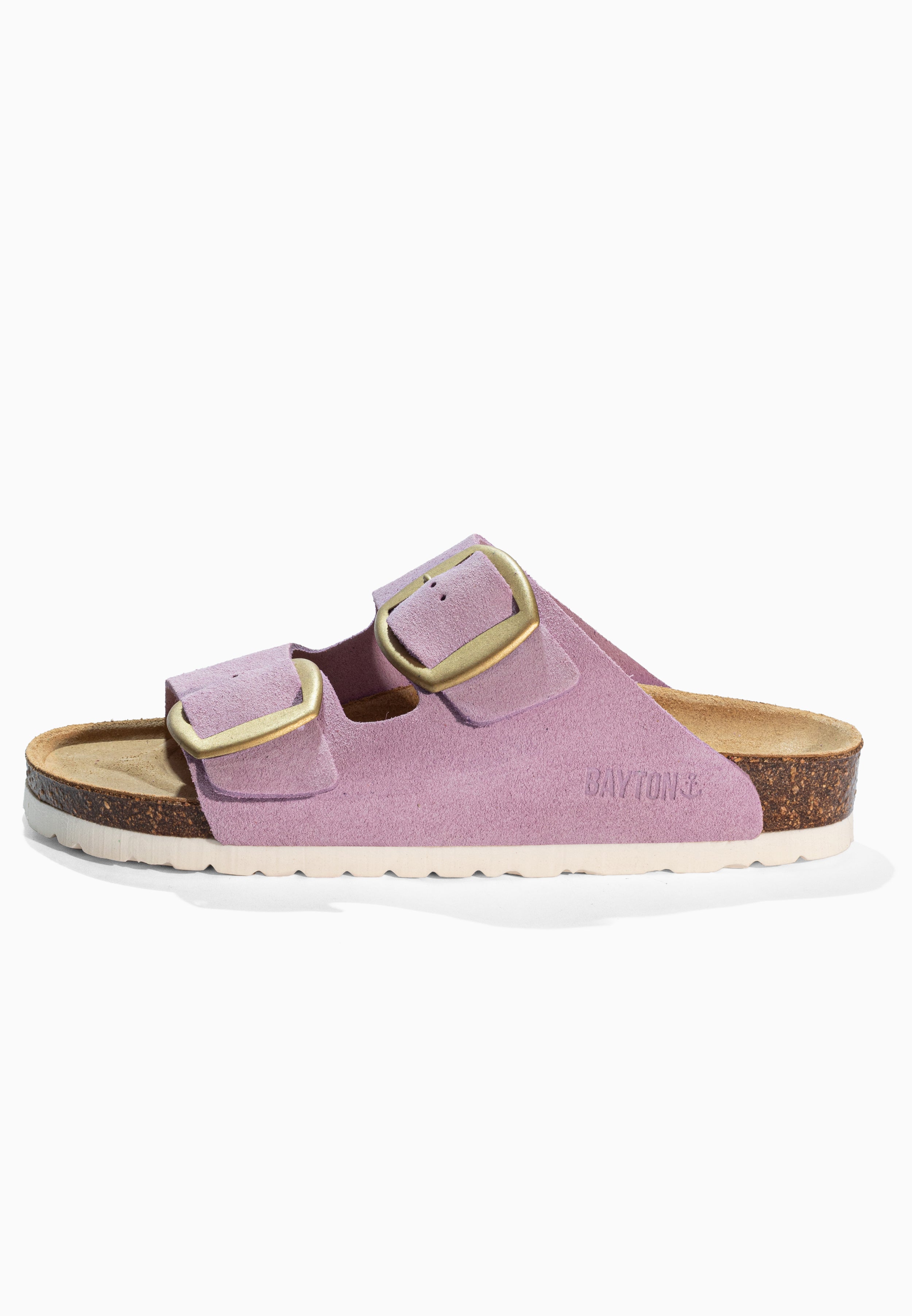 Alicante Lila Suede Leather Sandals