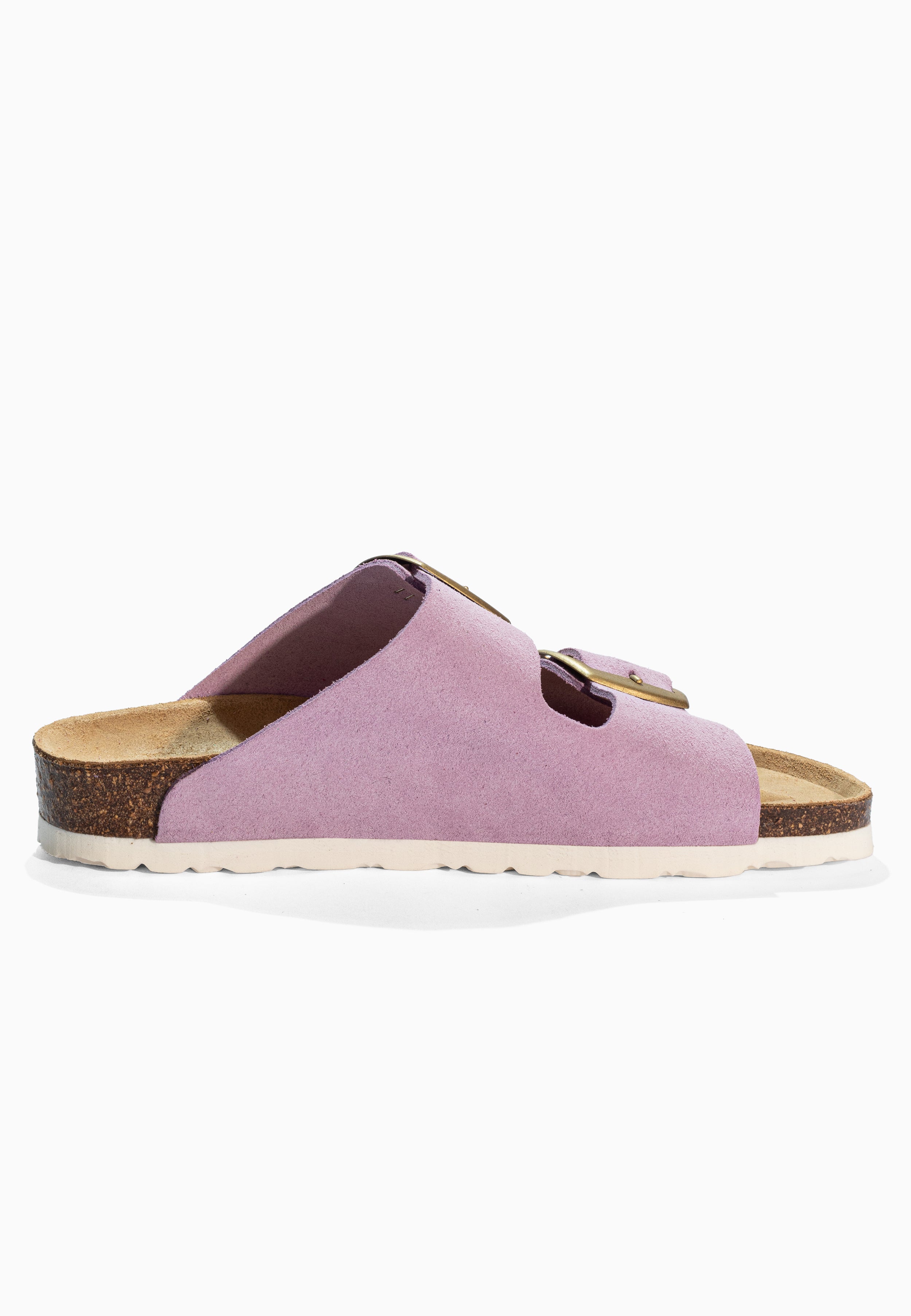 Alicante Lila Suede Leather Sandals