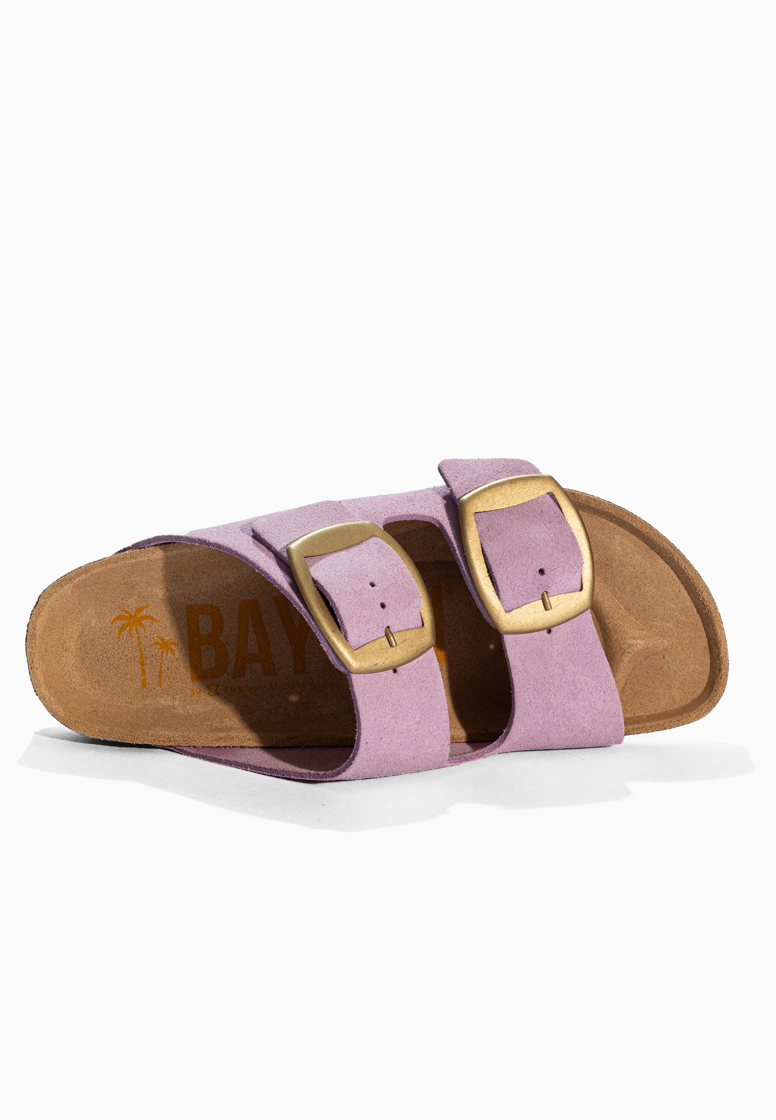 Alicante Lila Suede Leather Sandals