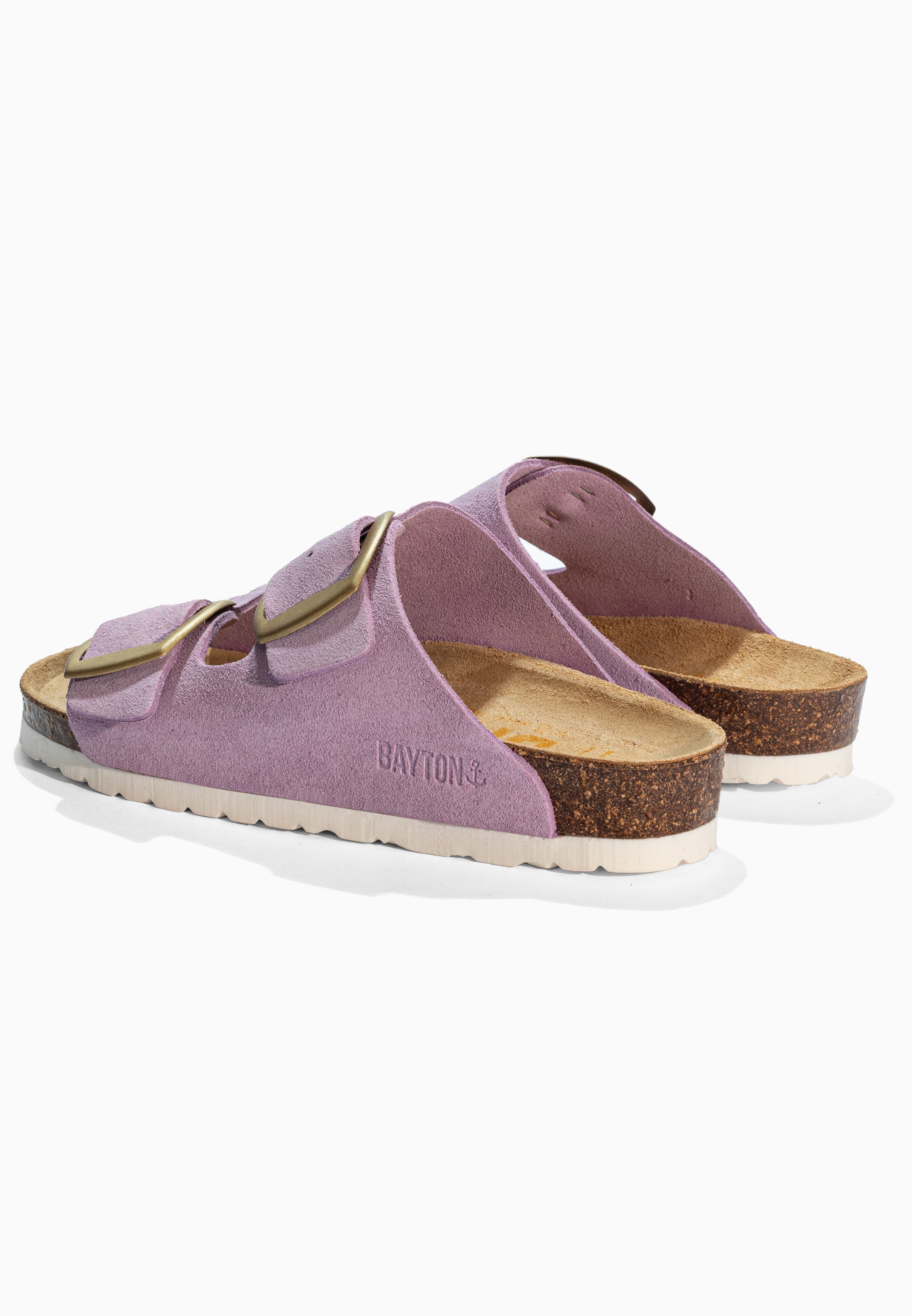 Alicante Lila Suede Leather Sandals