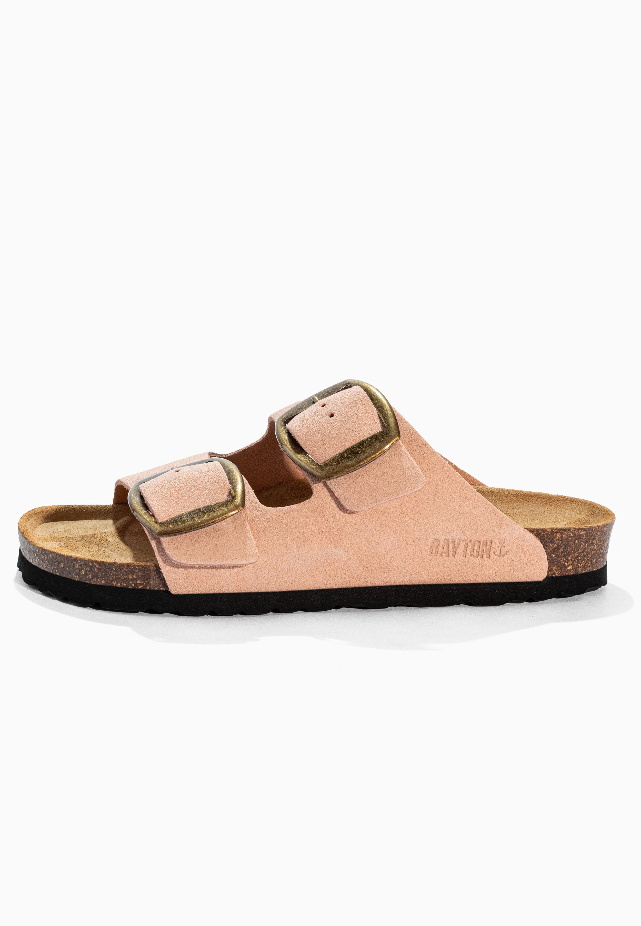 Alicante Peach Suede Leather Sandals