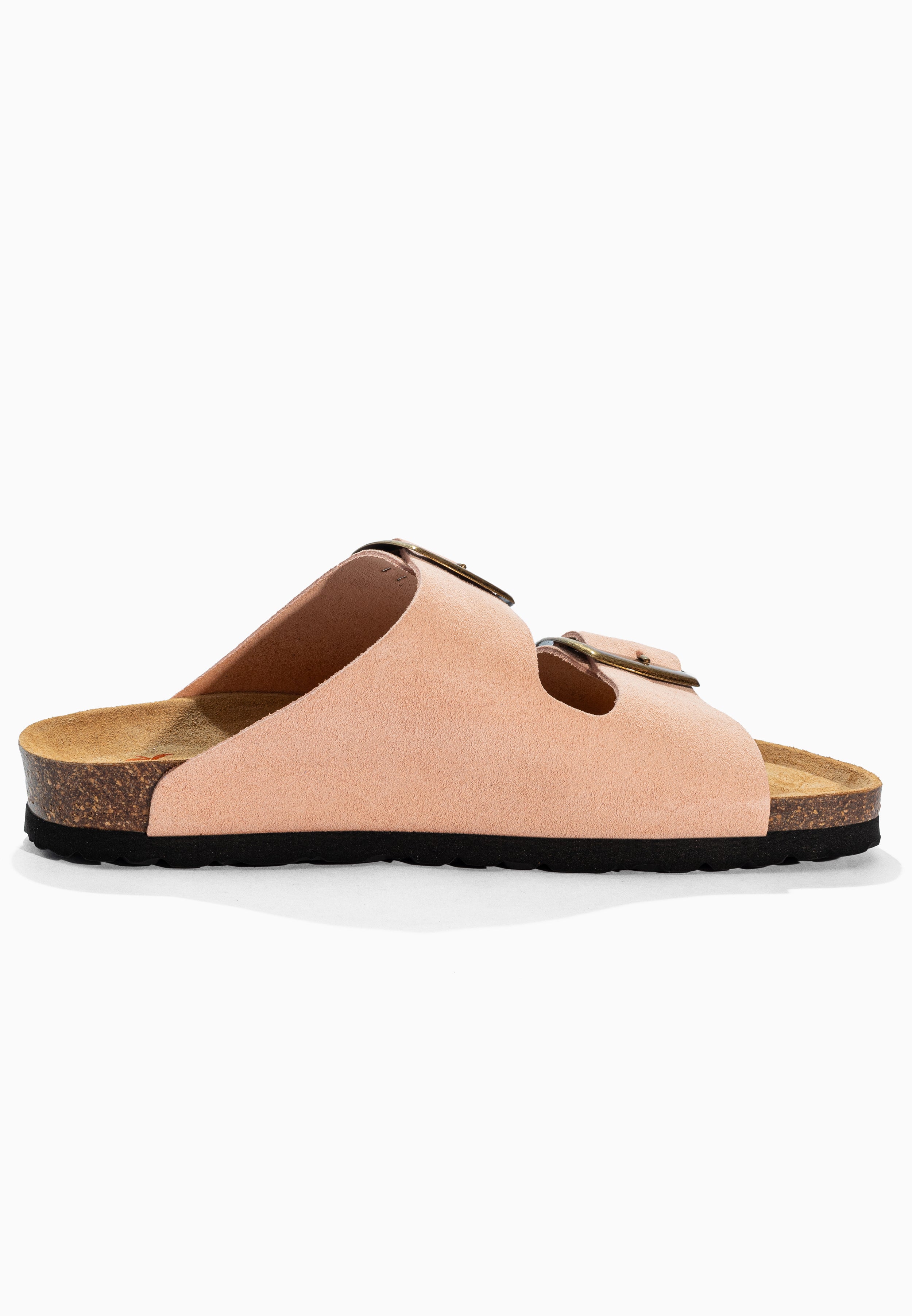 Alicante Peach Suede Leather Sandals