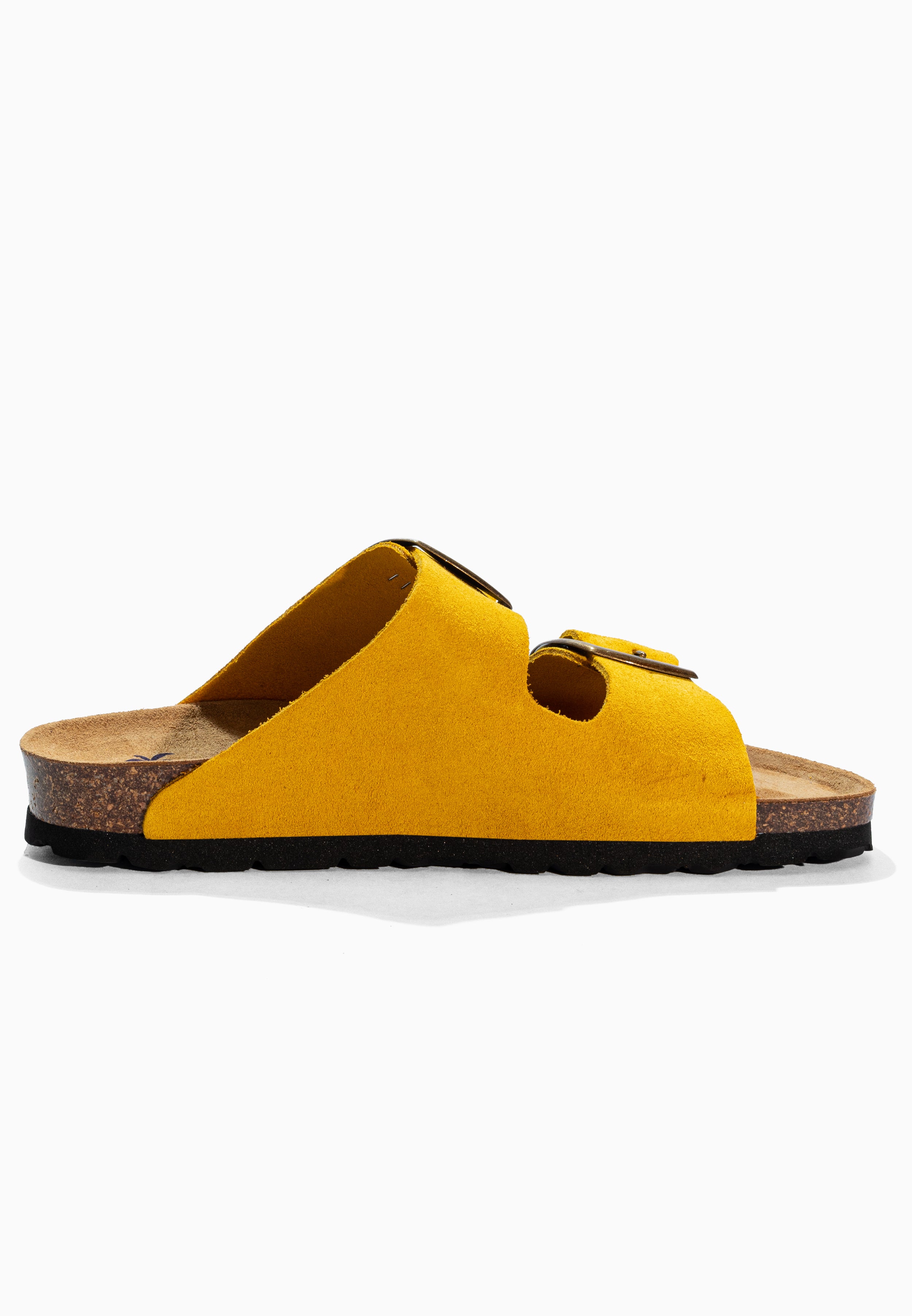 Alicante Yellow Suede Leather Sandals