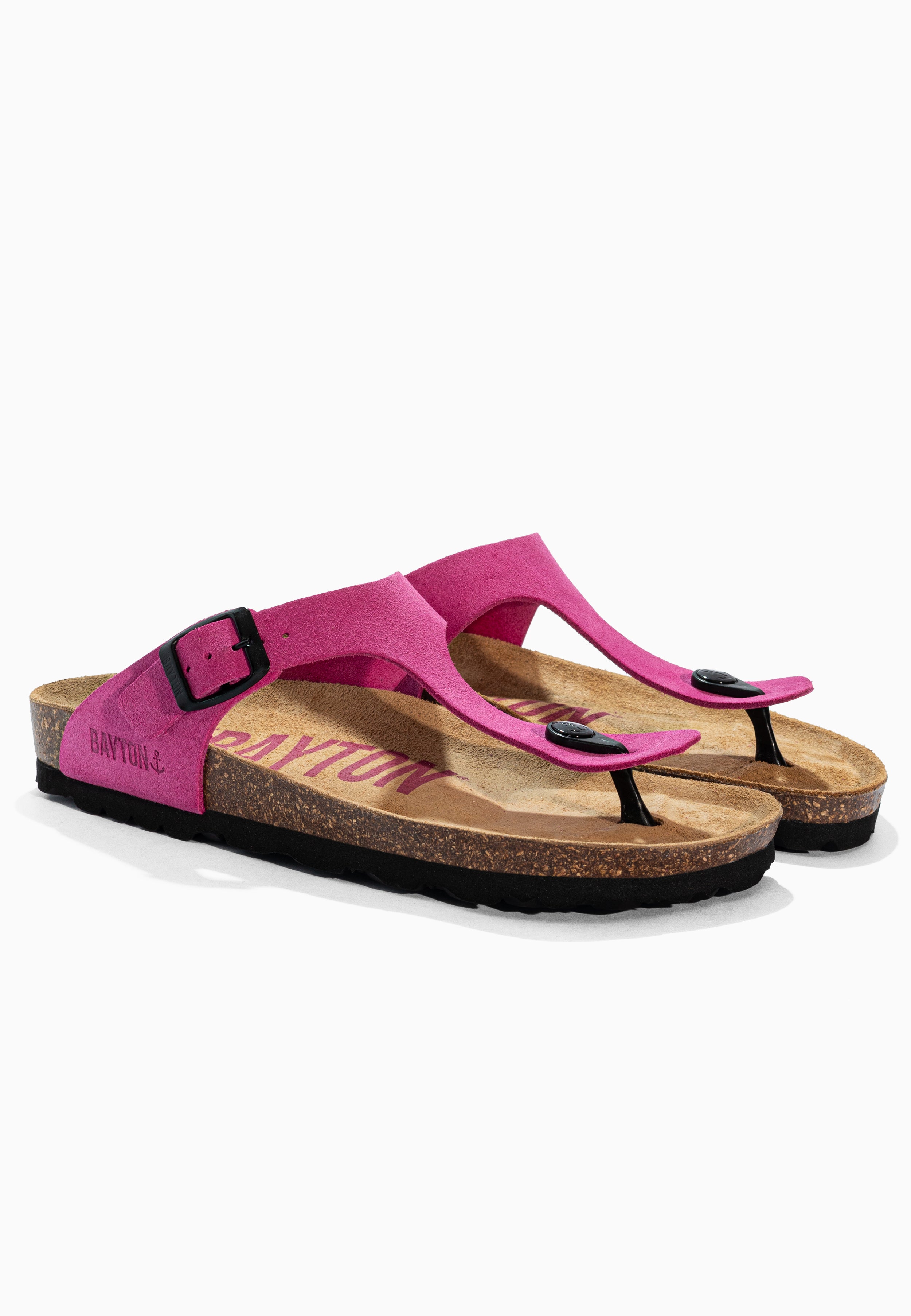 Mercure Pink Suede Leather Sandals