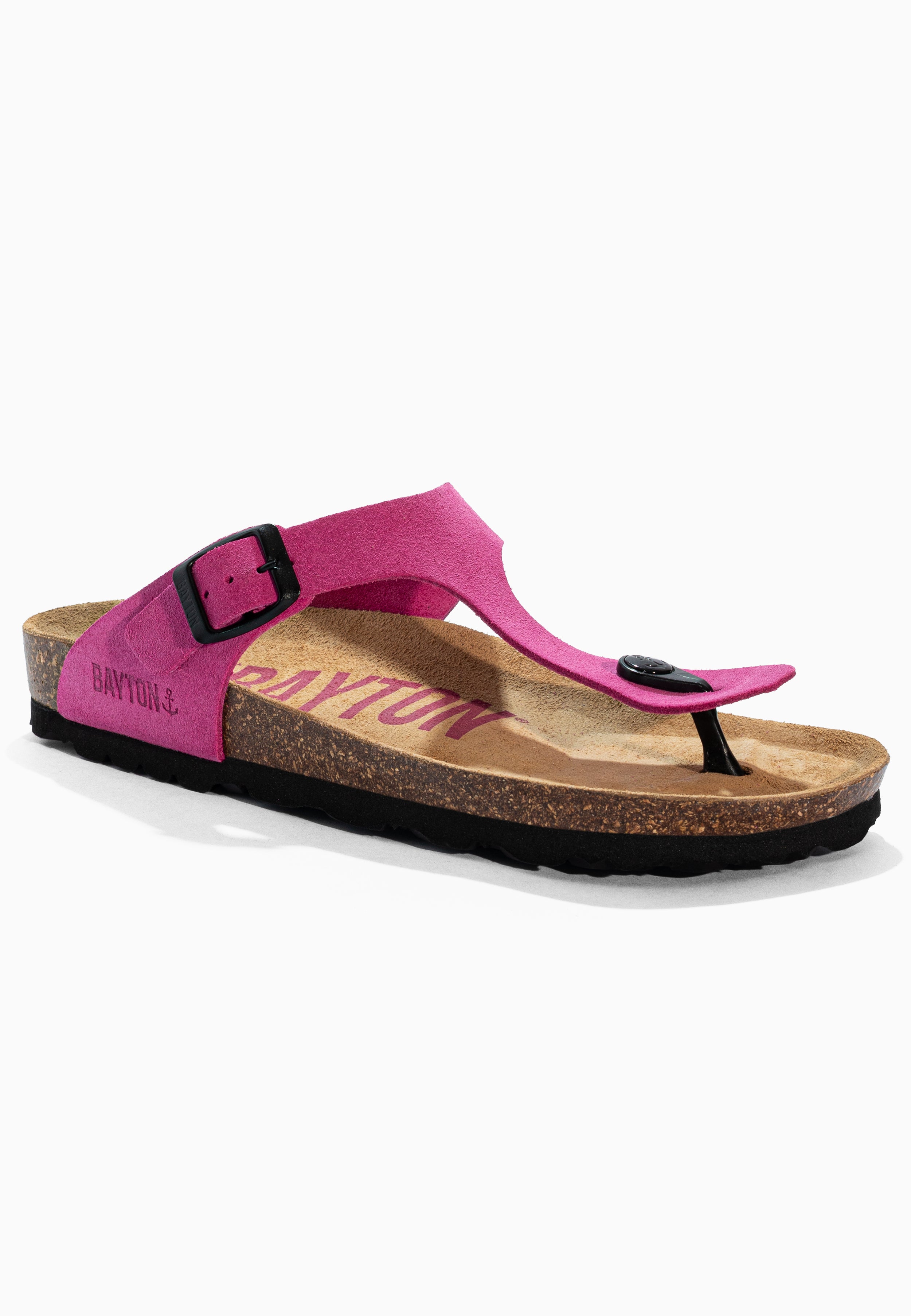 Mercure Pink Suede Leather Sandals