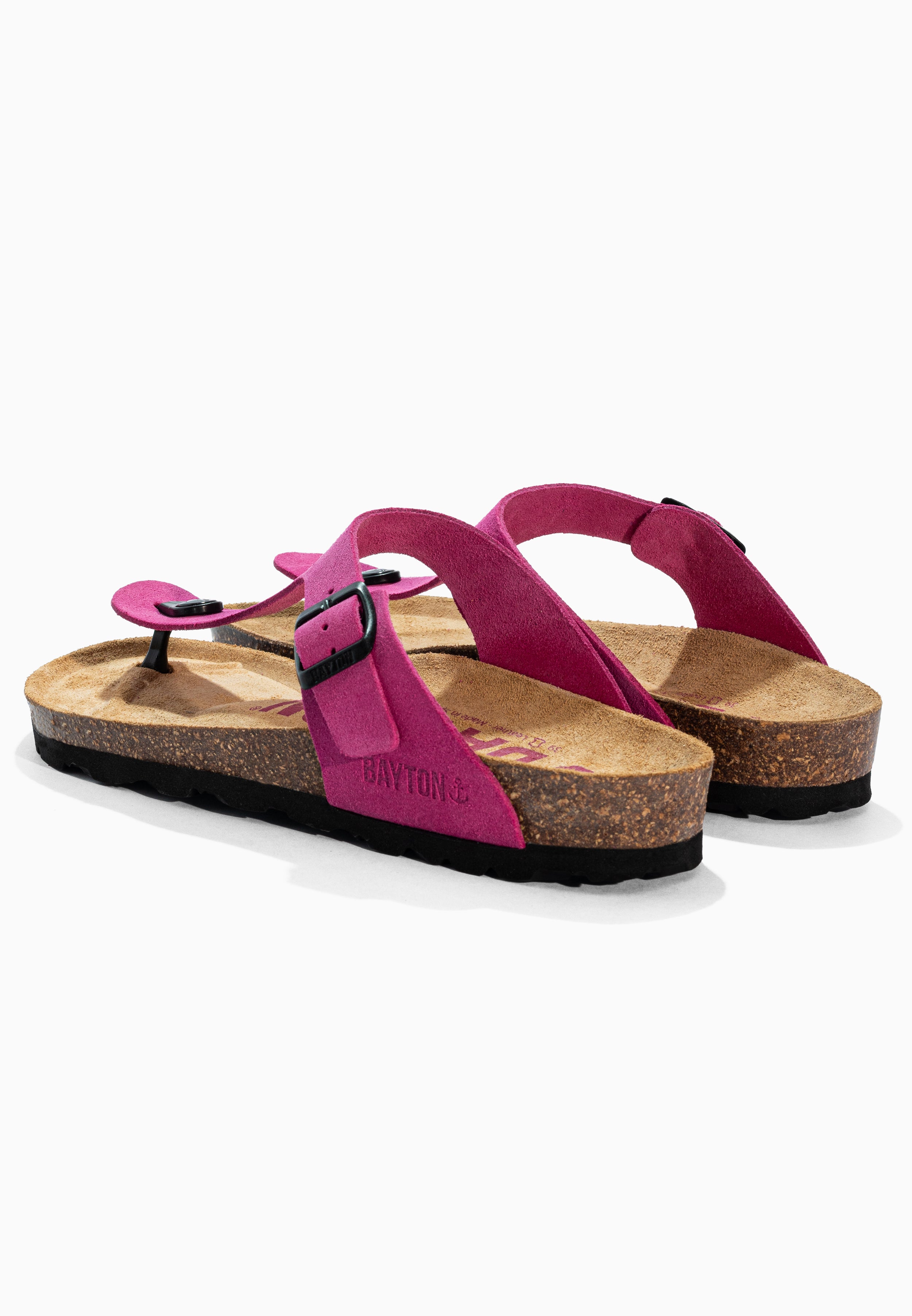 Mercure Pink Suede Leather Sandals