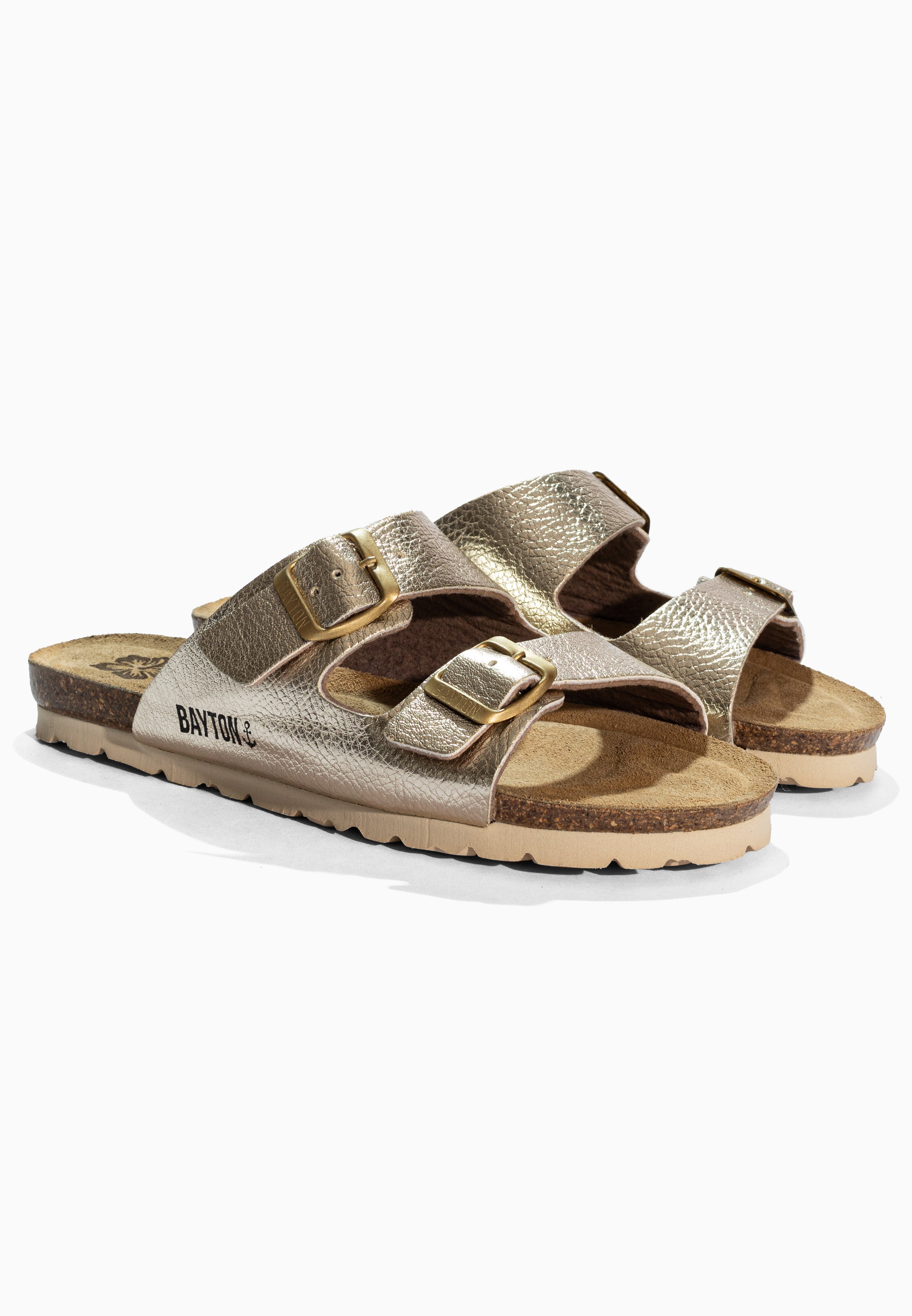 Golden Astrakhan Sandals