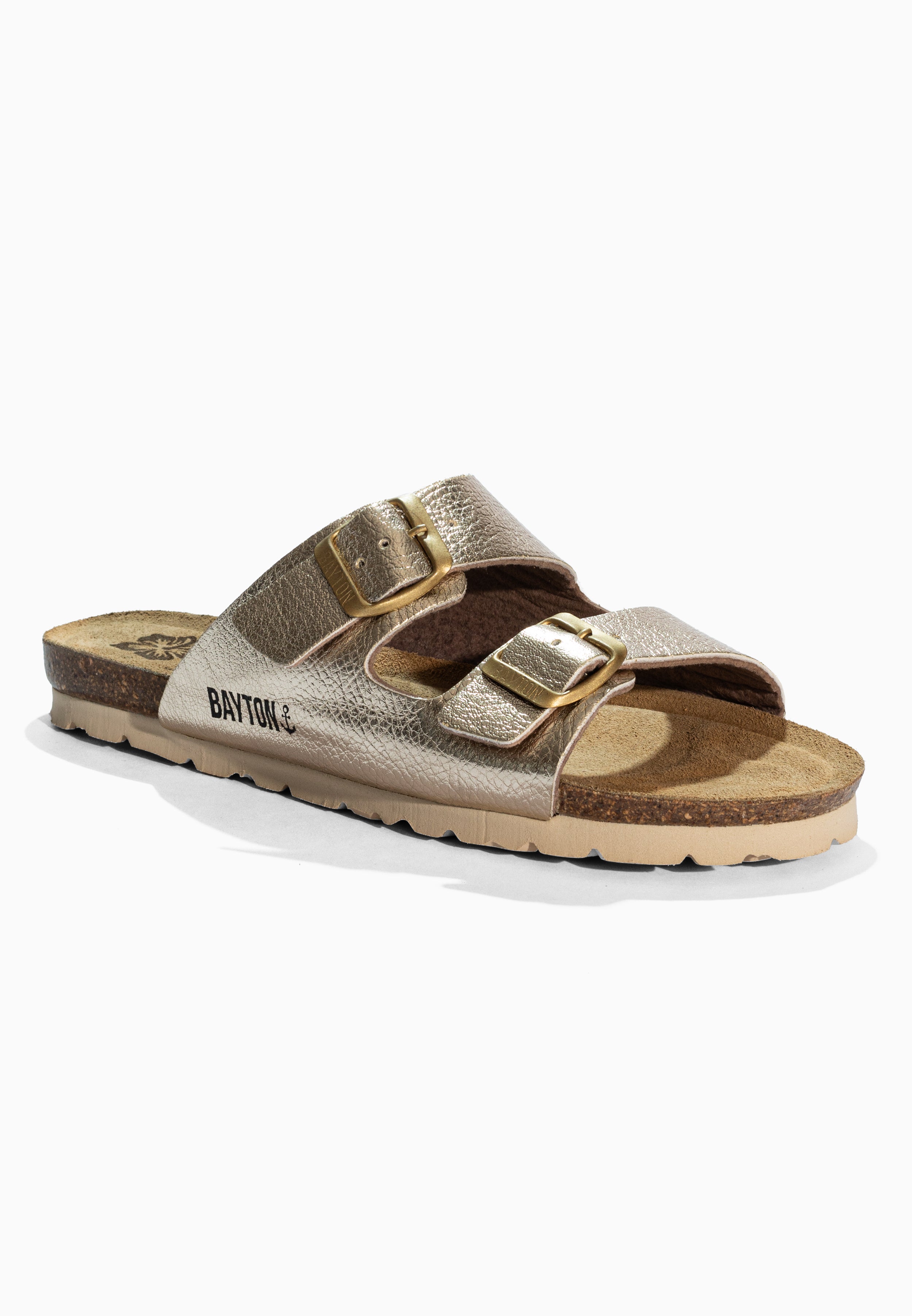 Golden Astrakhan Sandals