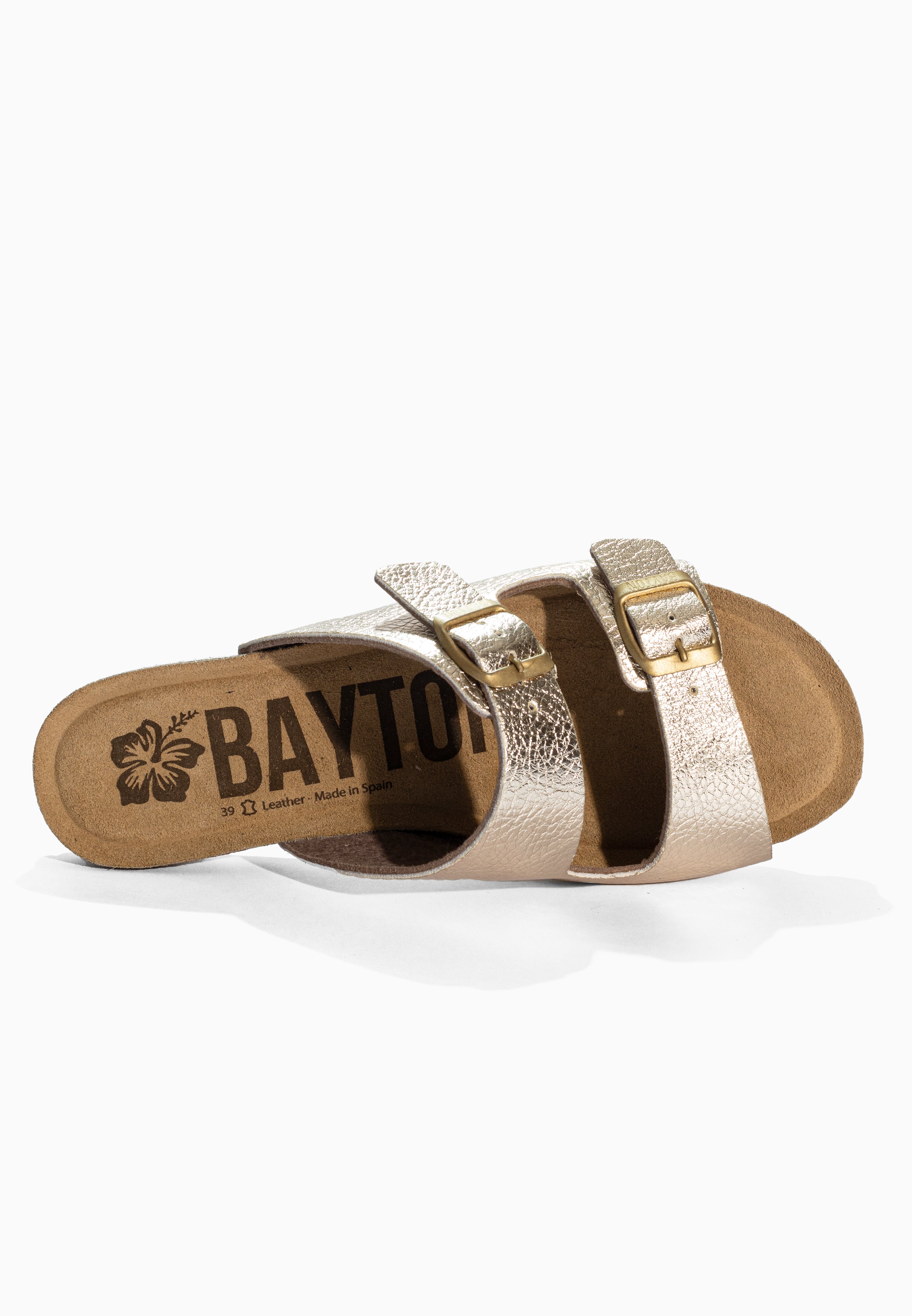 Golden Astrakhan Sandals