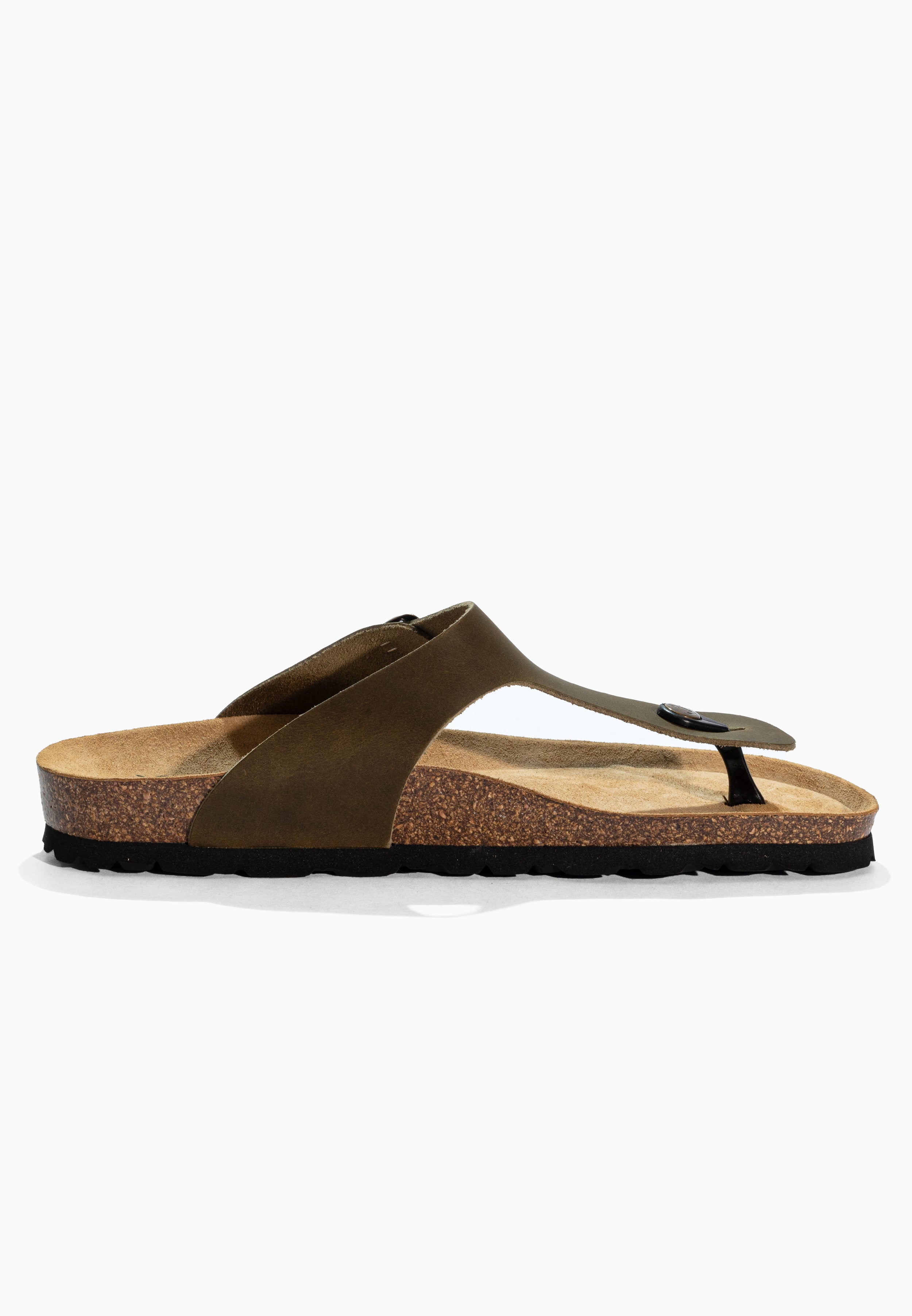 Sandales Mercure Kaki en Cuir