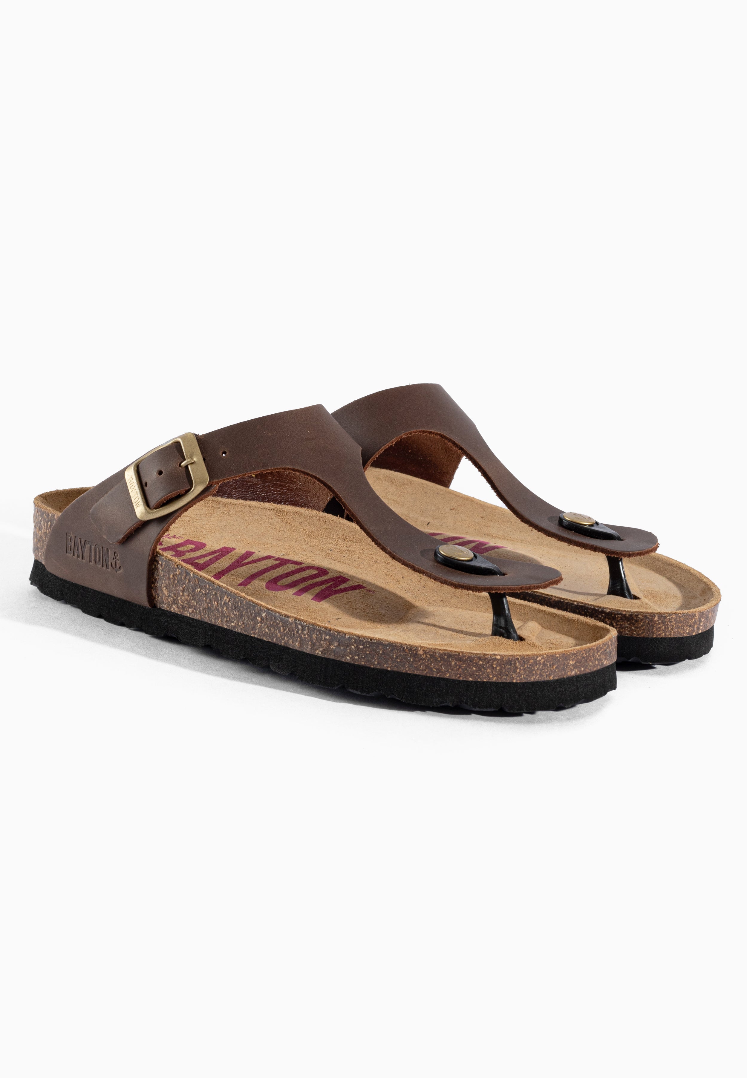 Brown Leather Mercury Sandals