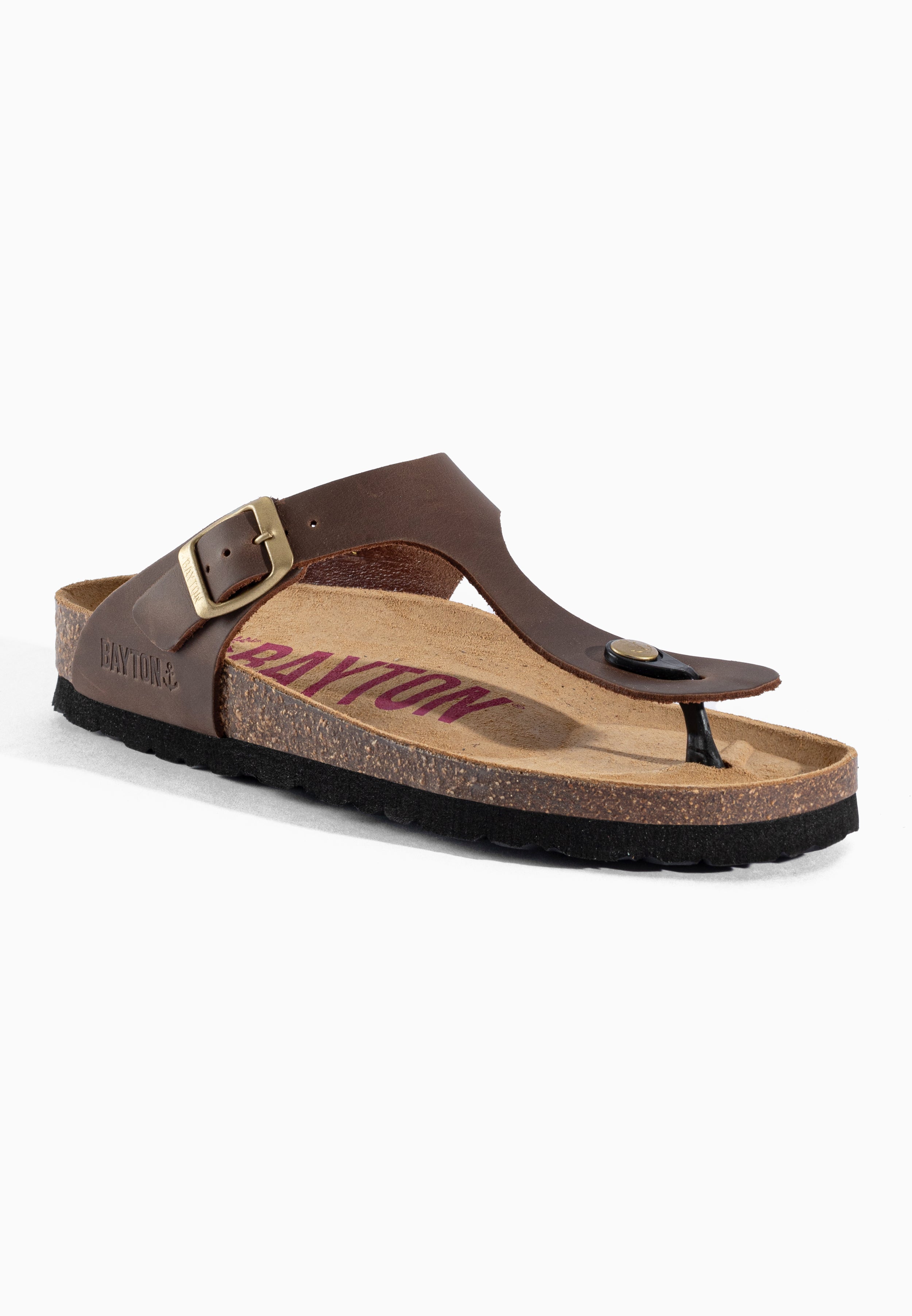 Sandales Mercure Marron en Cuir