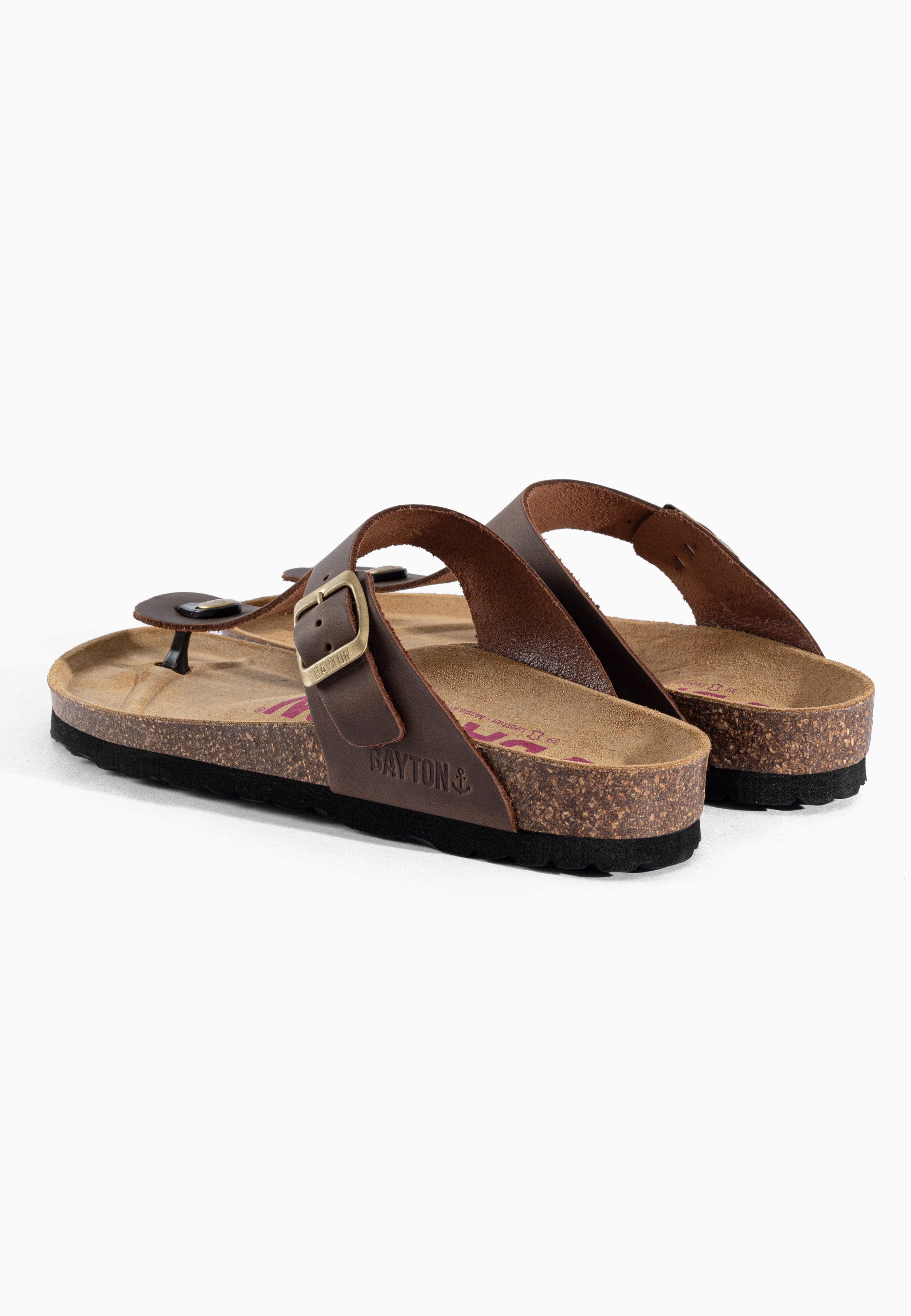 Brown Leather Mercury Sandals