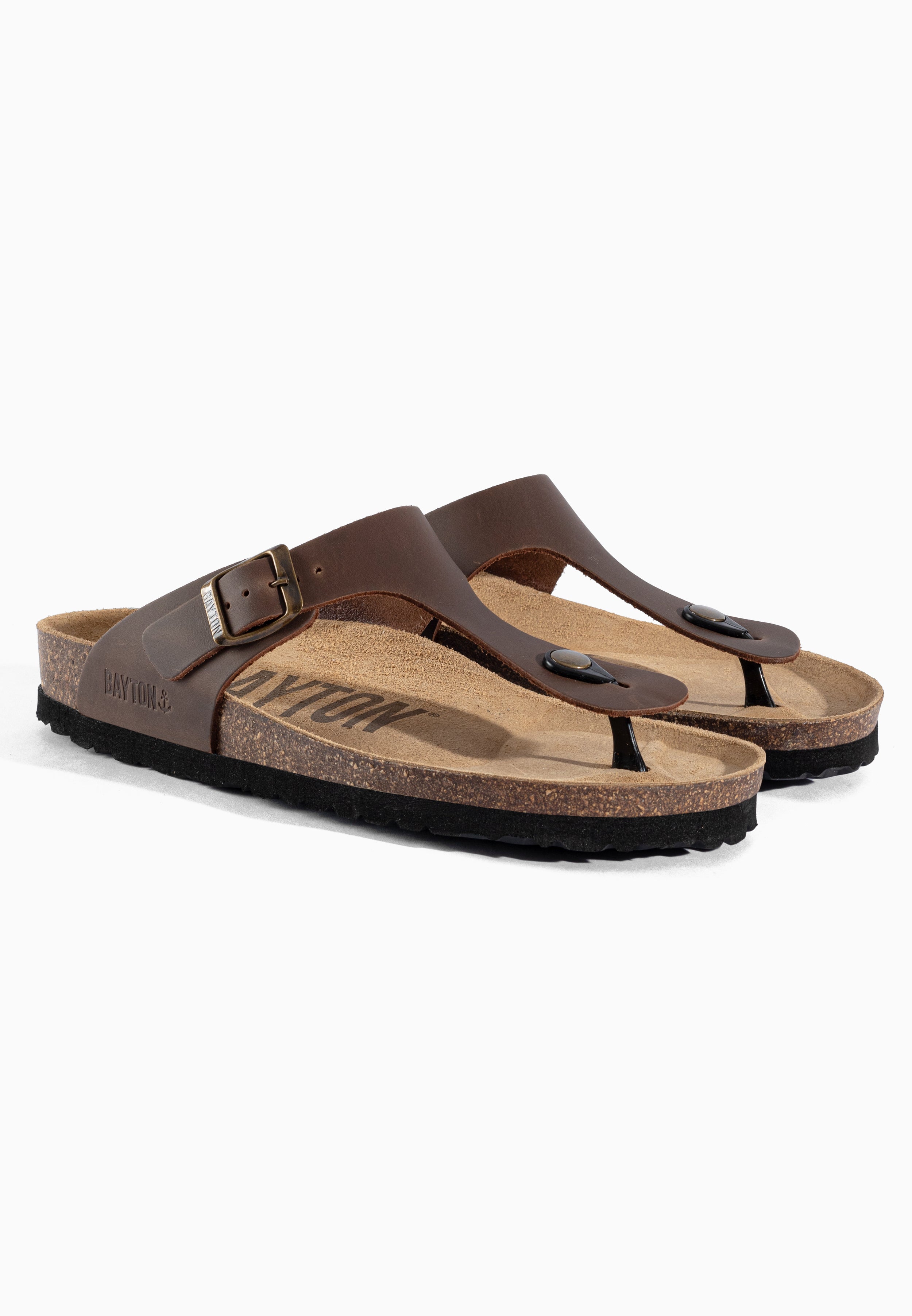 Sandales Mercure Marron en Cuir