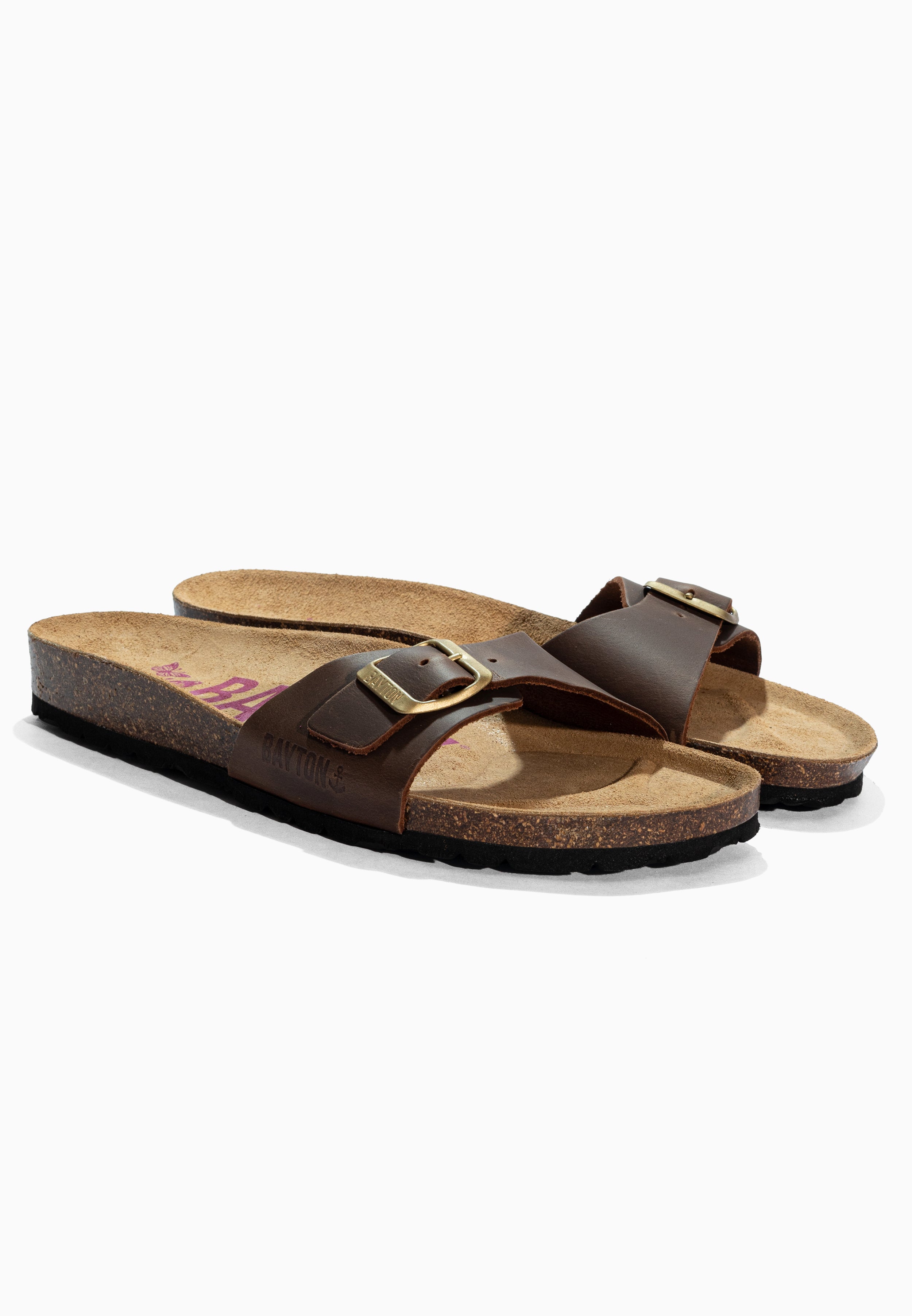 Zephyr Brown Leather Sandals