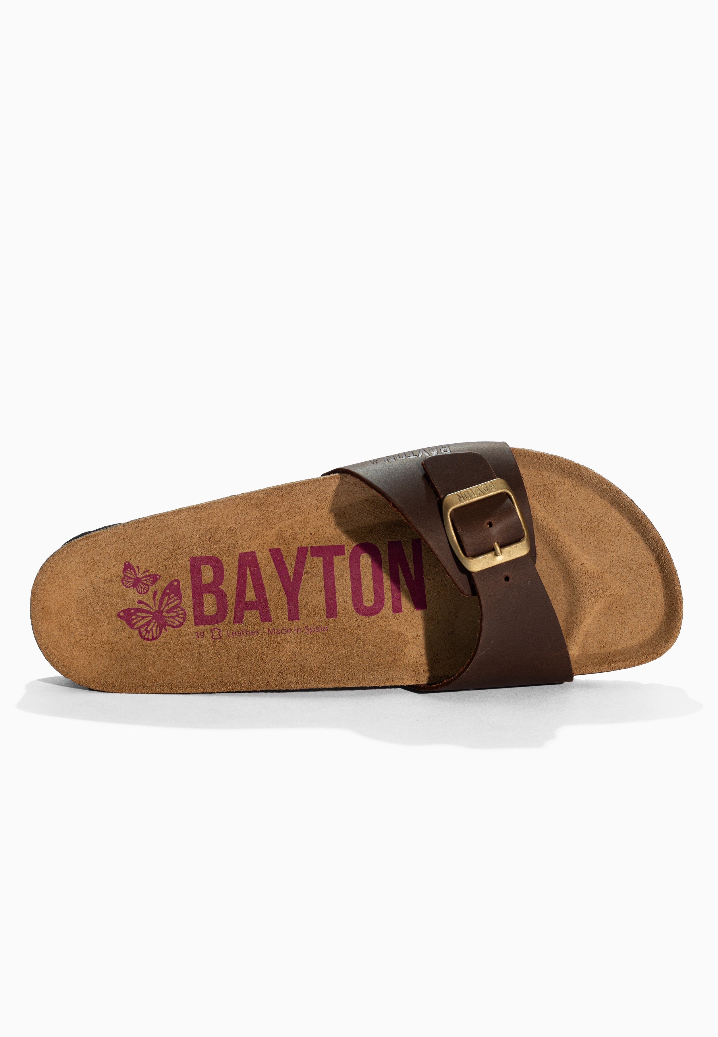 Zephyr Brown Leather Sandals