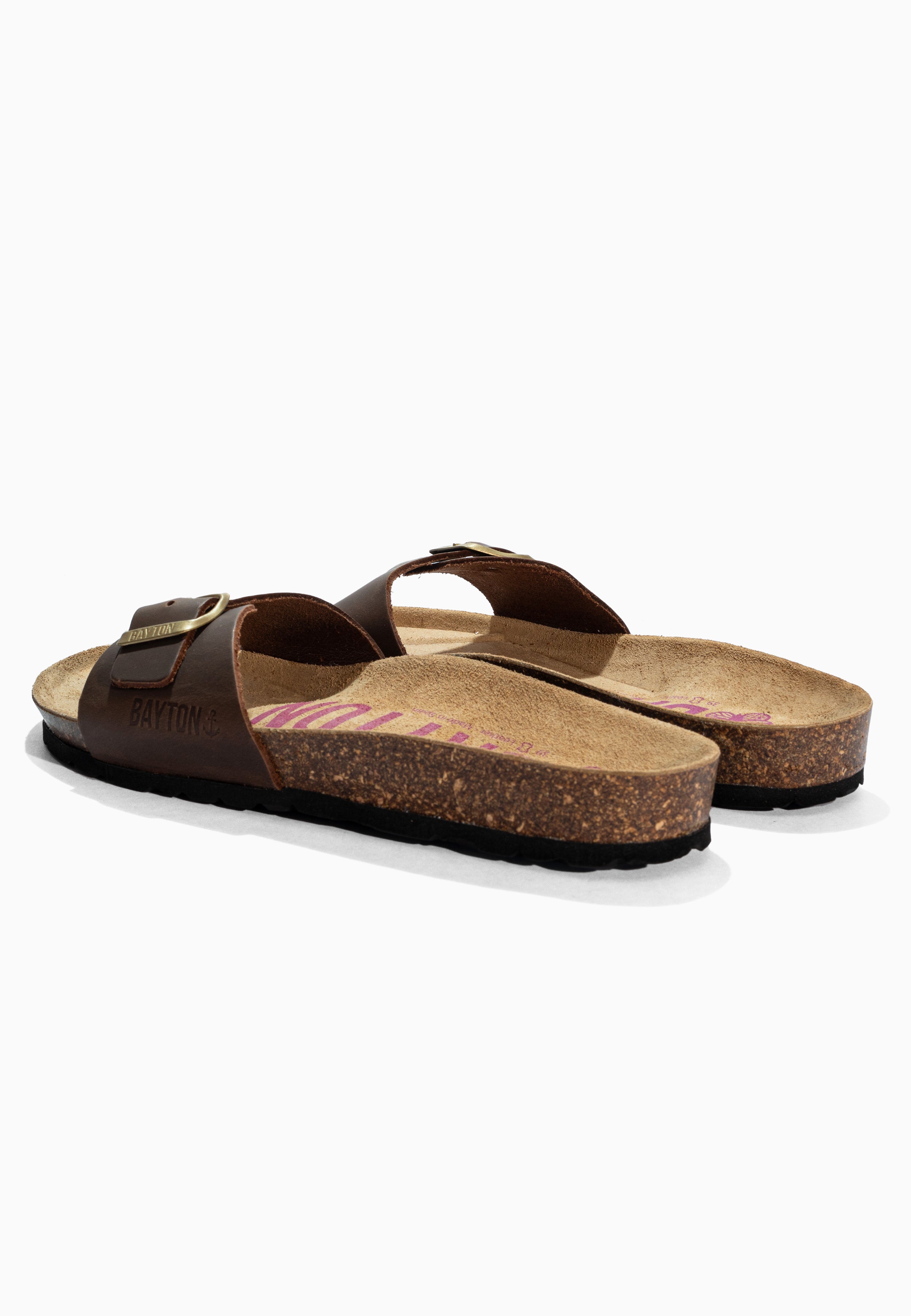 Zephyr Brown Leather Sandals