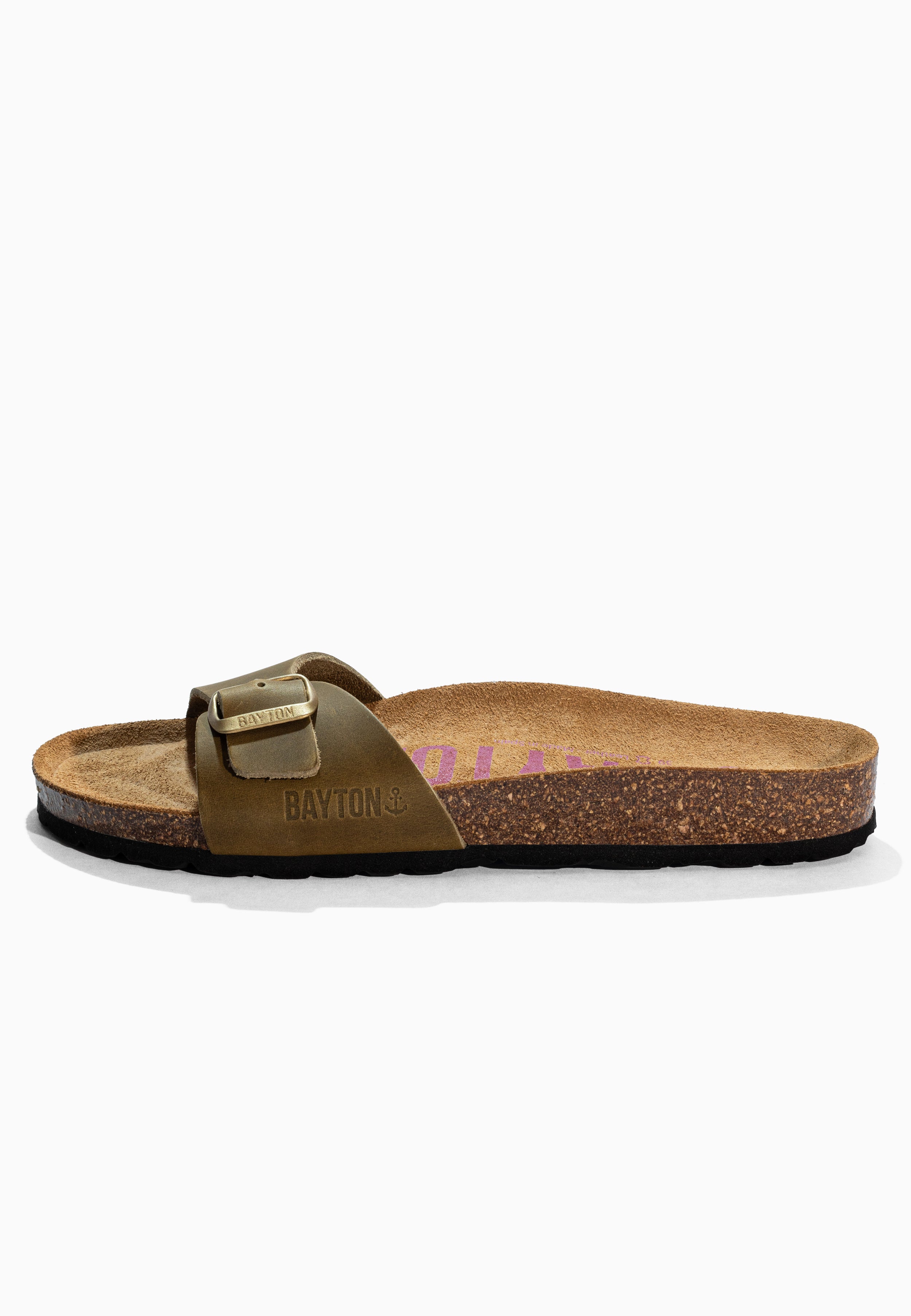 Sandales Zephyr Kaki en Cuir