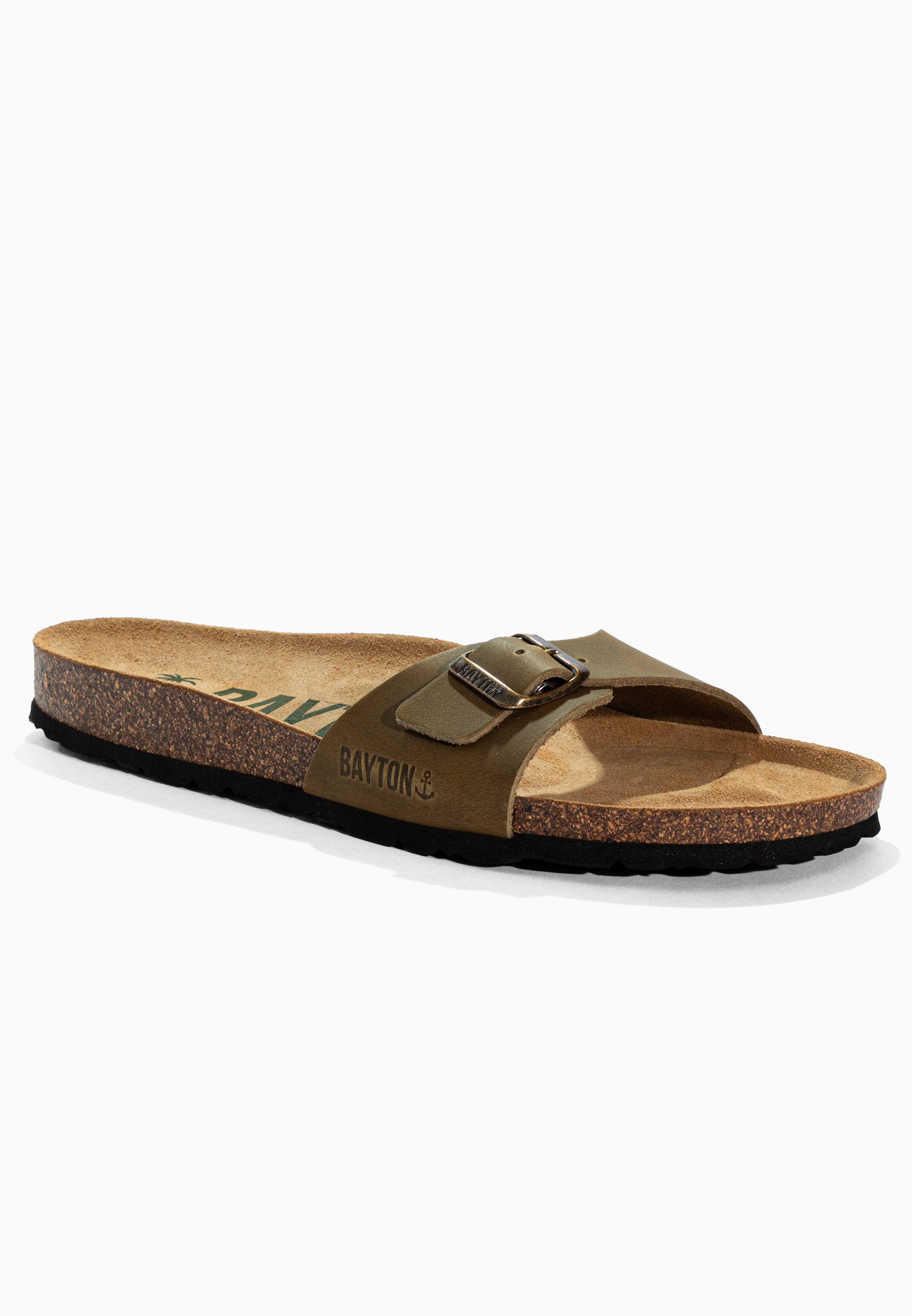 Sandales Zephyr Kaki en Cuir