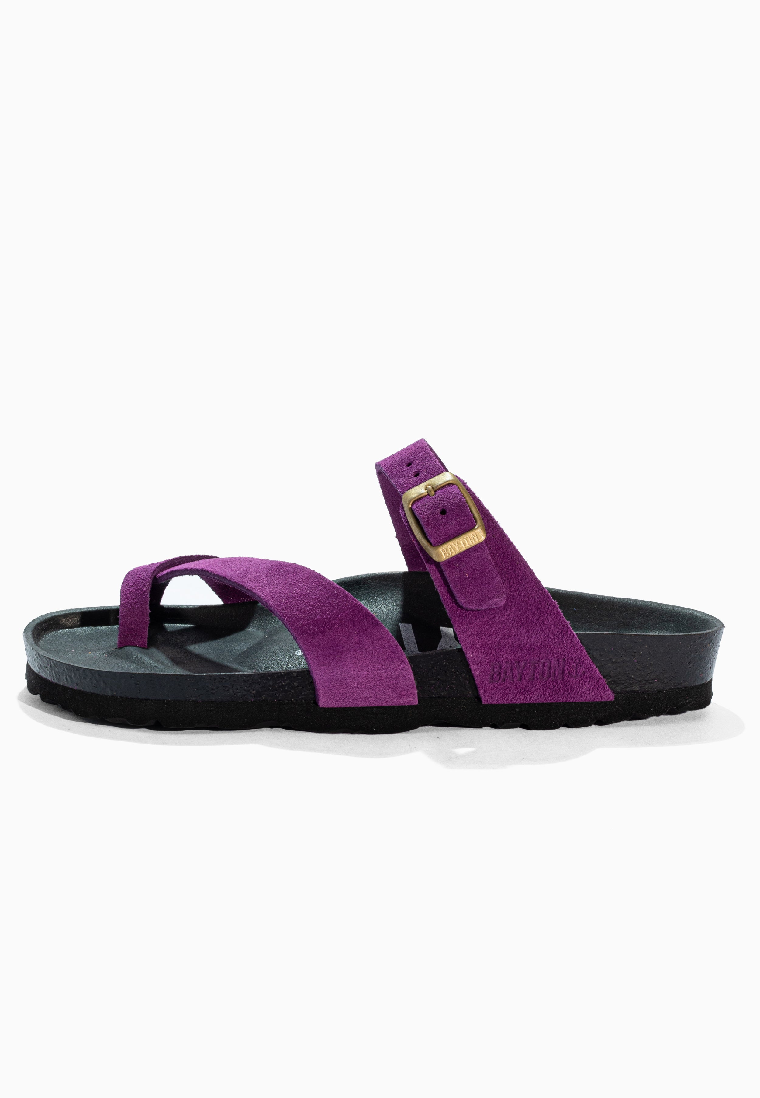 Sandales Diane Violet en Cuir Suédé