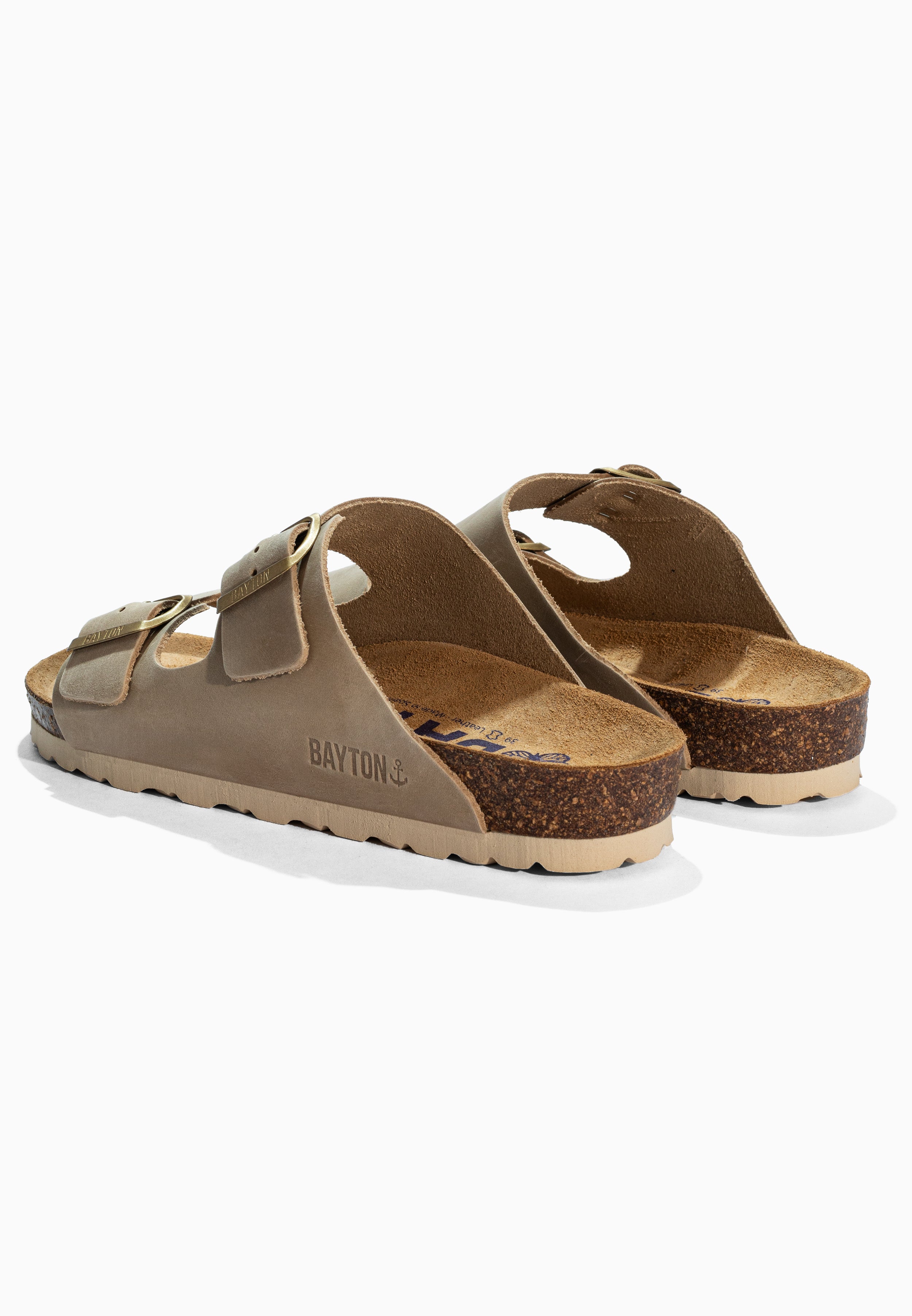 Sandales Atlas Beige en Cuir