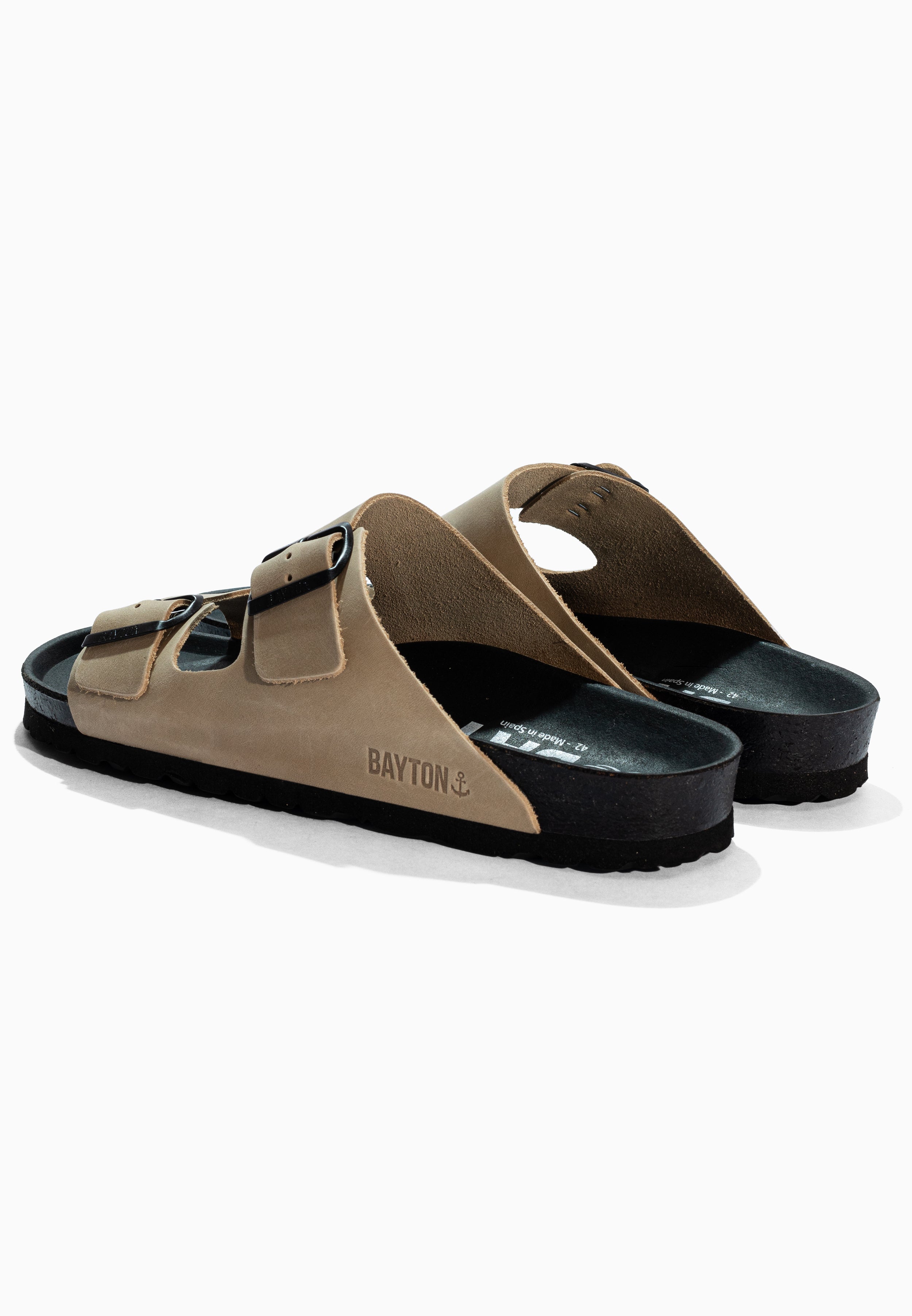 Sandales Atlas Beige en Cuir