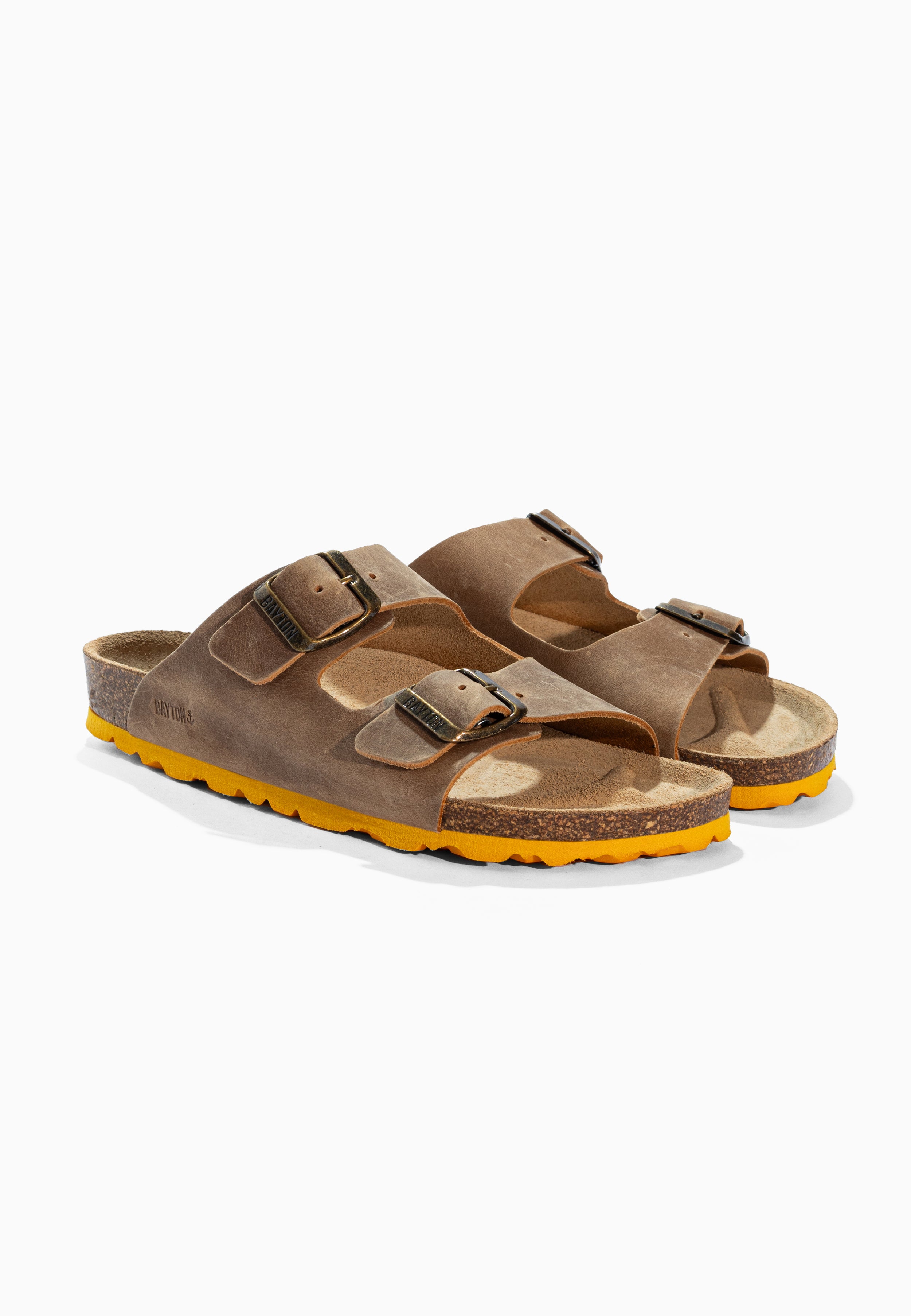 Sandales Atlas Marron en Cuir