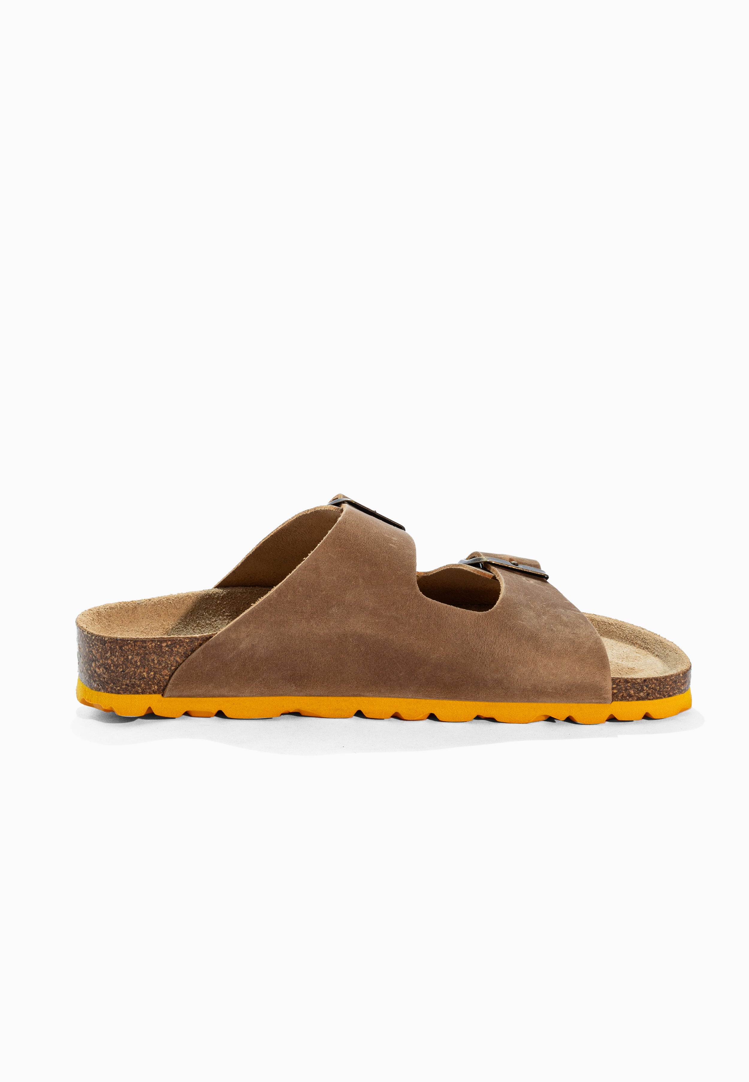 Atlas Brown Leather Sandals