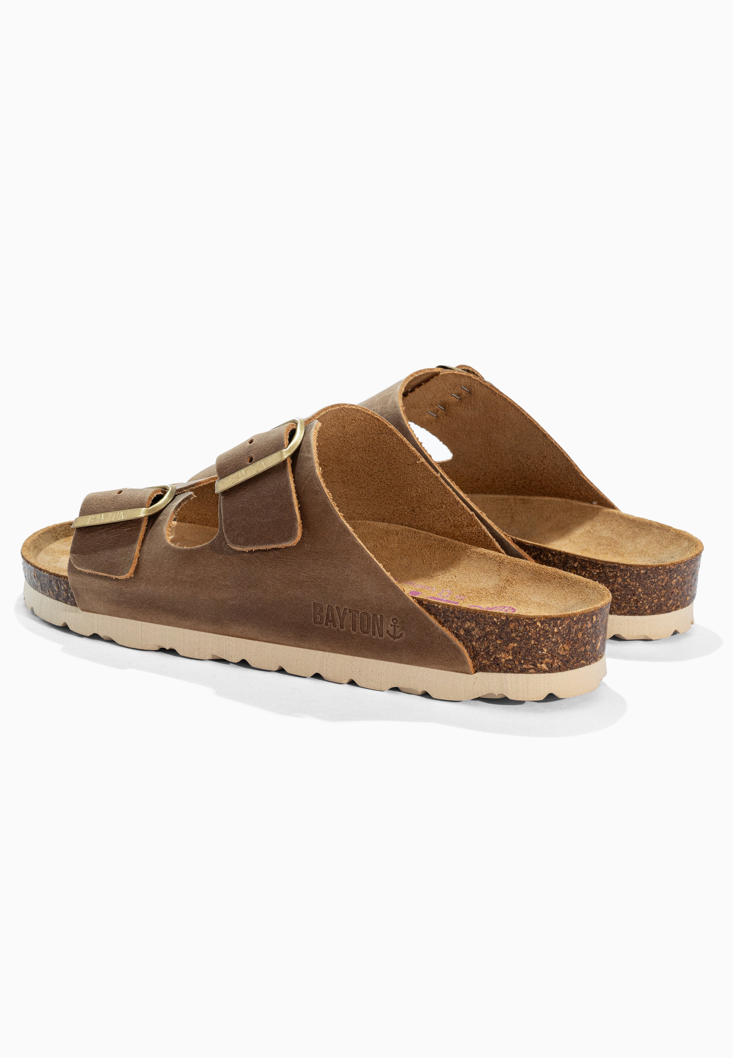 Sandales Atlas Beige en Cuir